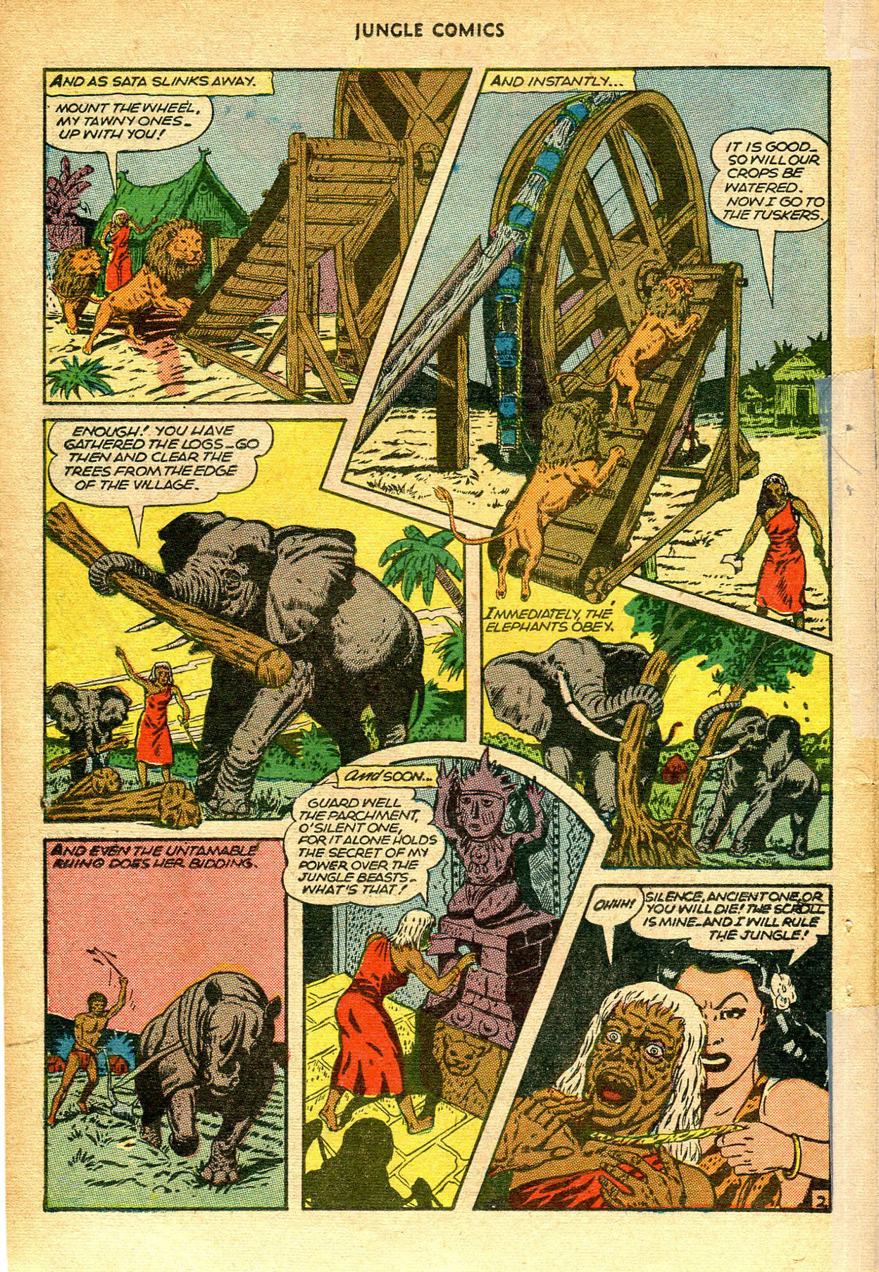 Read online Jungle Comics comic -  Issue #76 - 37