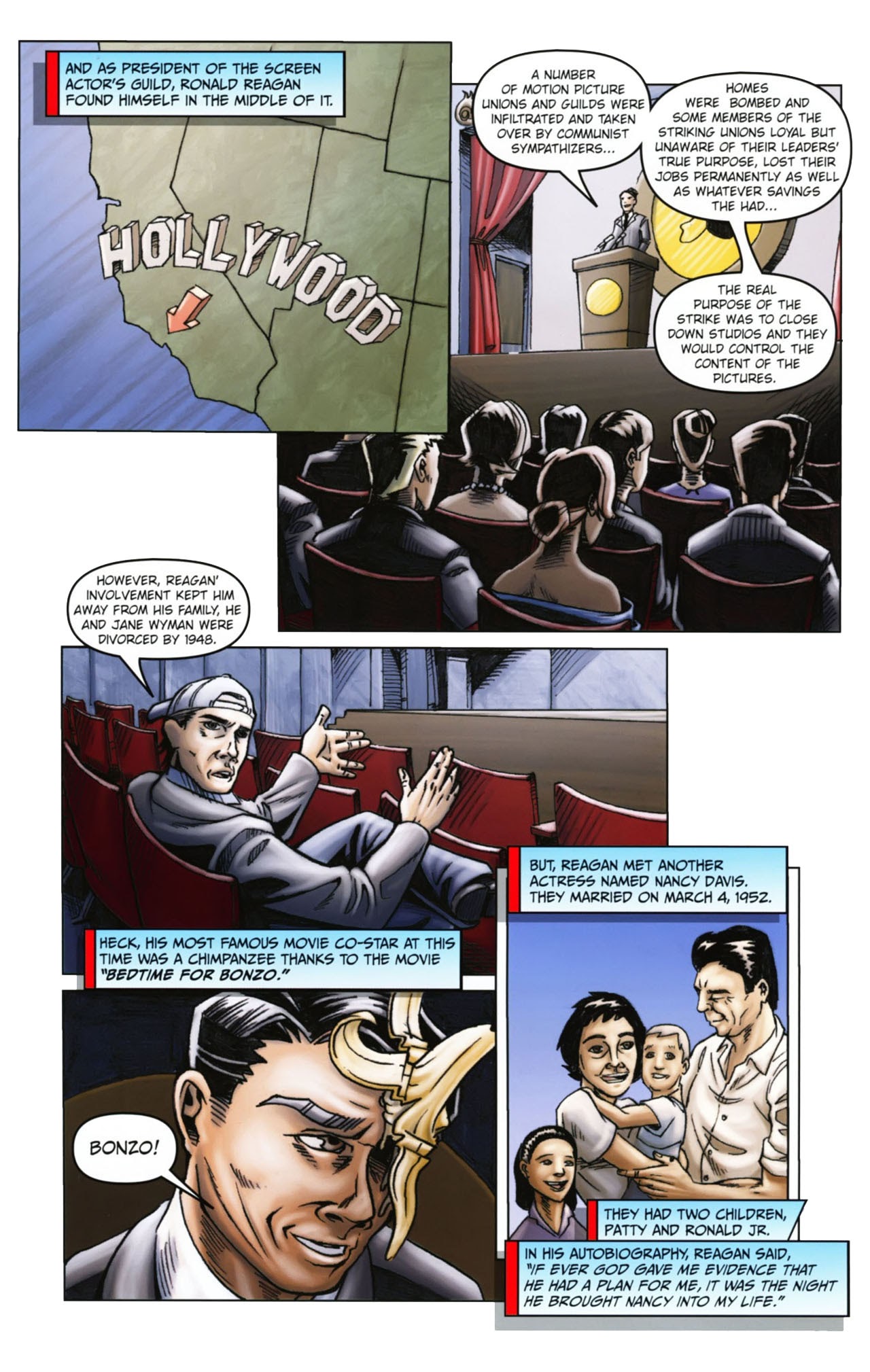 Read online Political Power: Ronald Reagan comic -  Issue # Full - 17