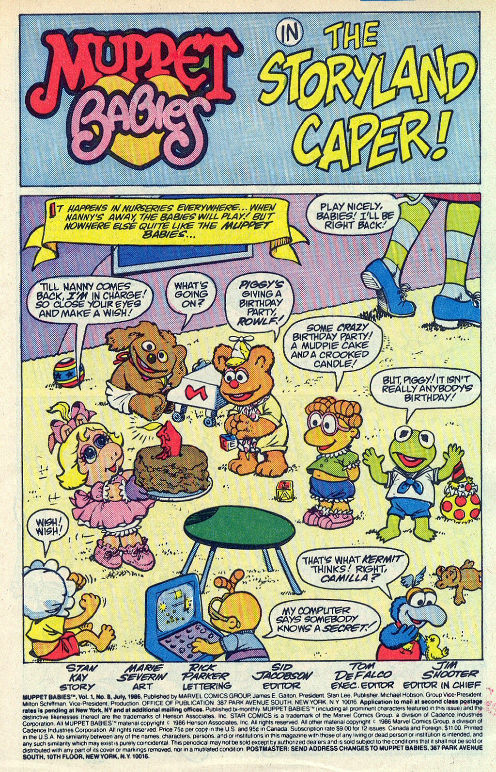 Read online Muppet Babies comic -  Issue #8 - 3