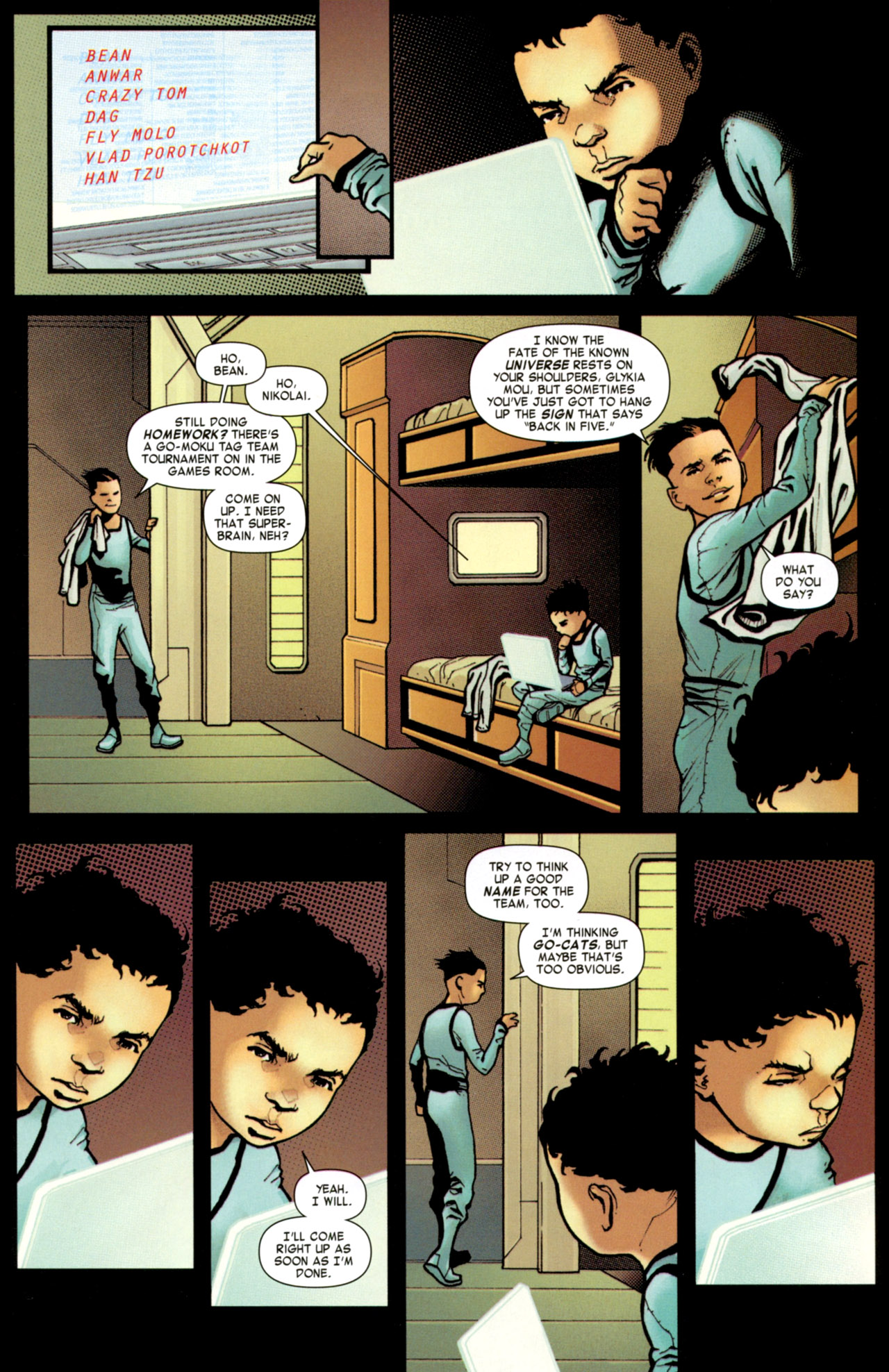 Read online Ender's Shadow: Battle School comic -  Issue #5 - 16
