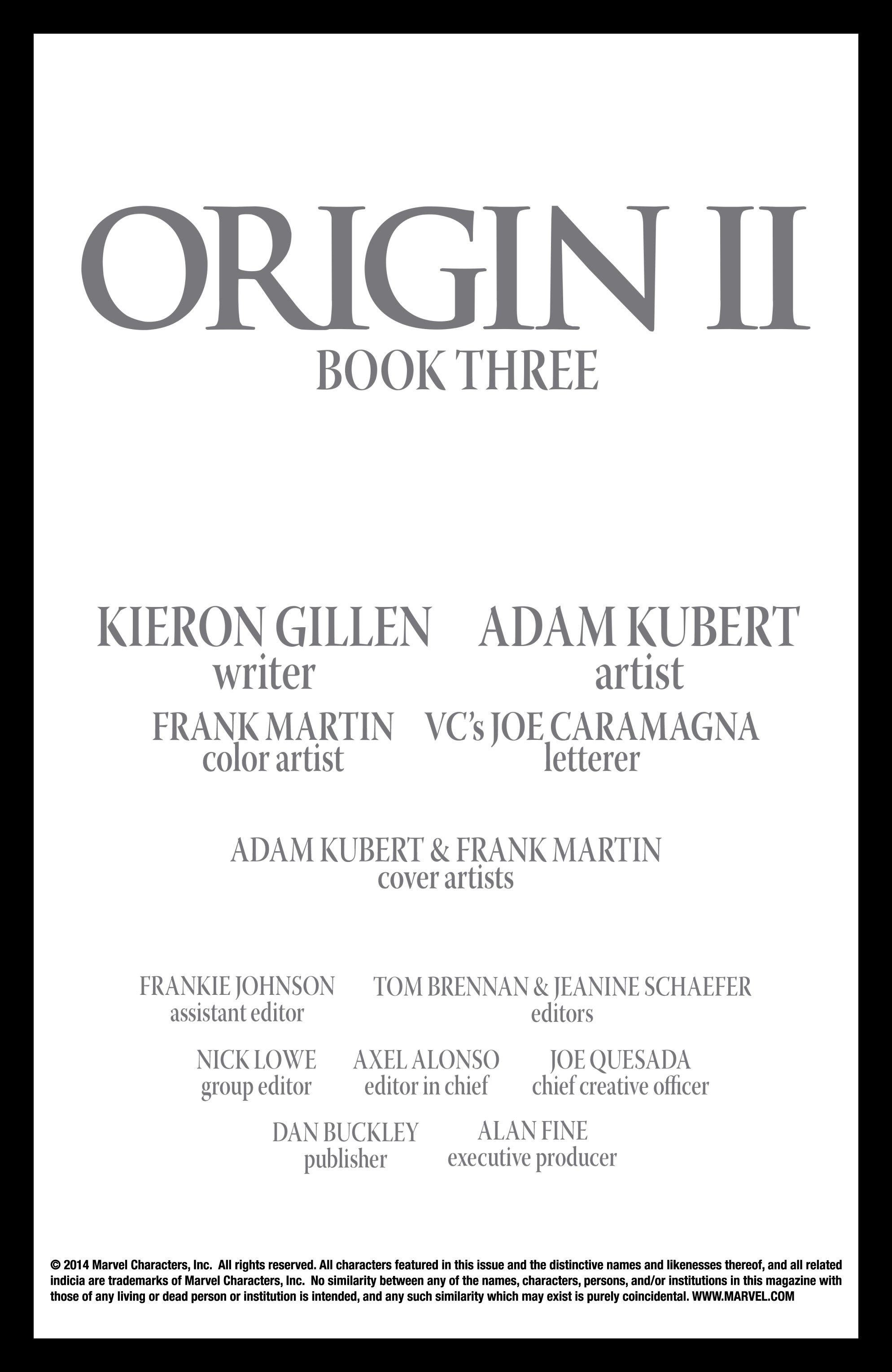 Read online Origin II comic -  Issue # _TPB - 58