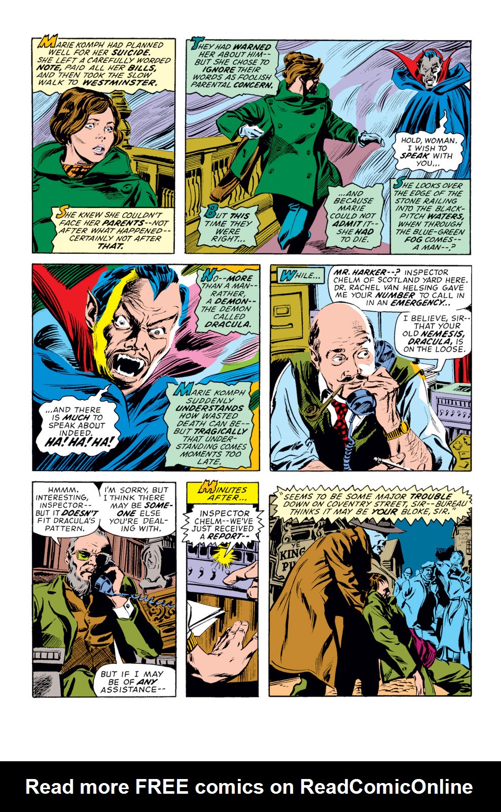 Read online Tomb of Dracula (1972) comic -  Issue #16 - 8
