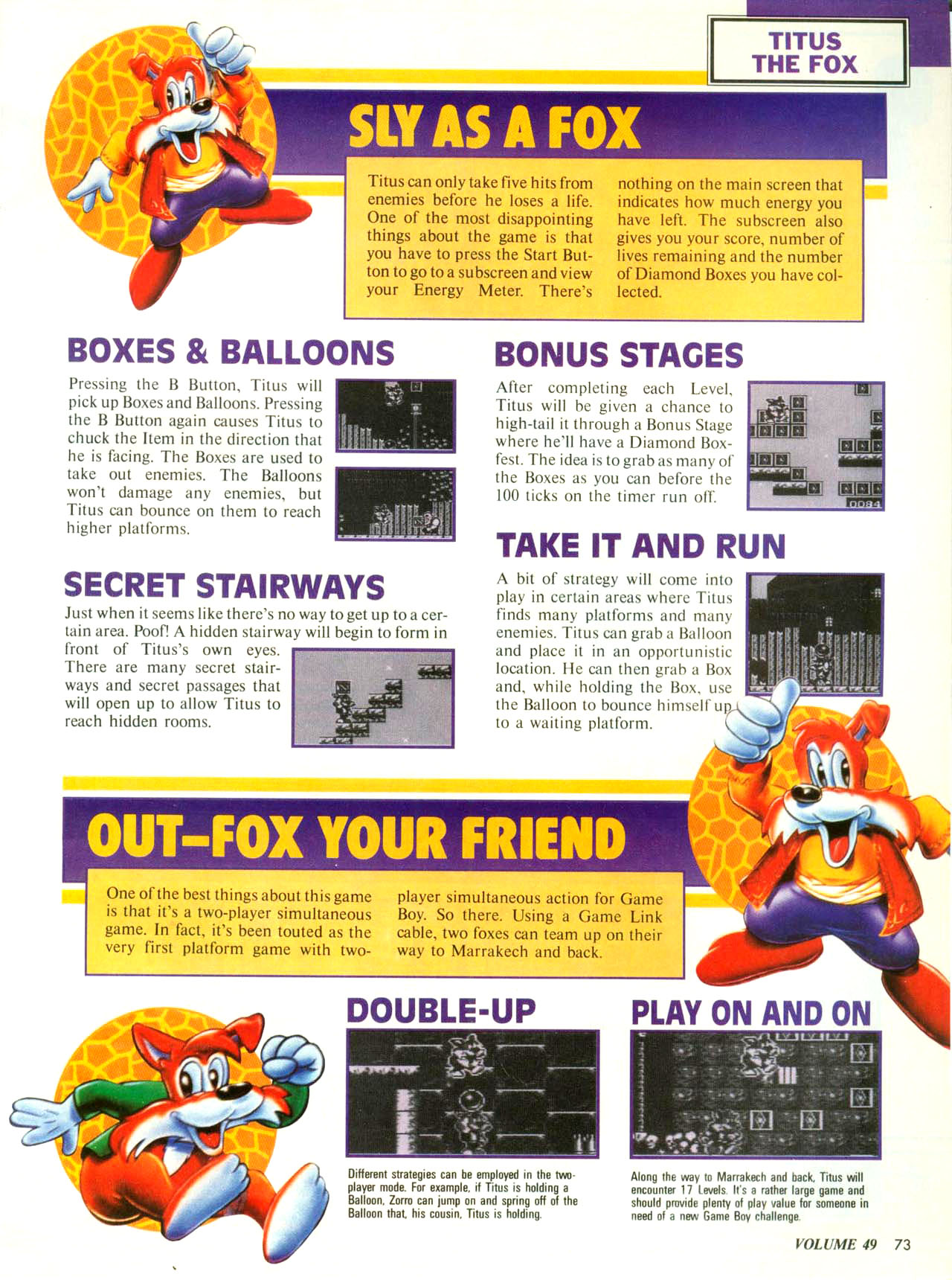 Read online Nintendo Power comic -  Issue #49 - 76