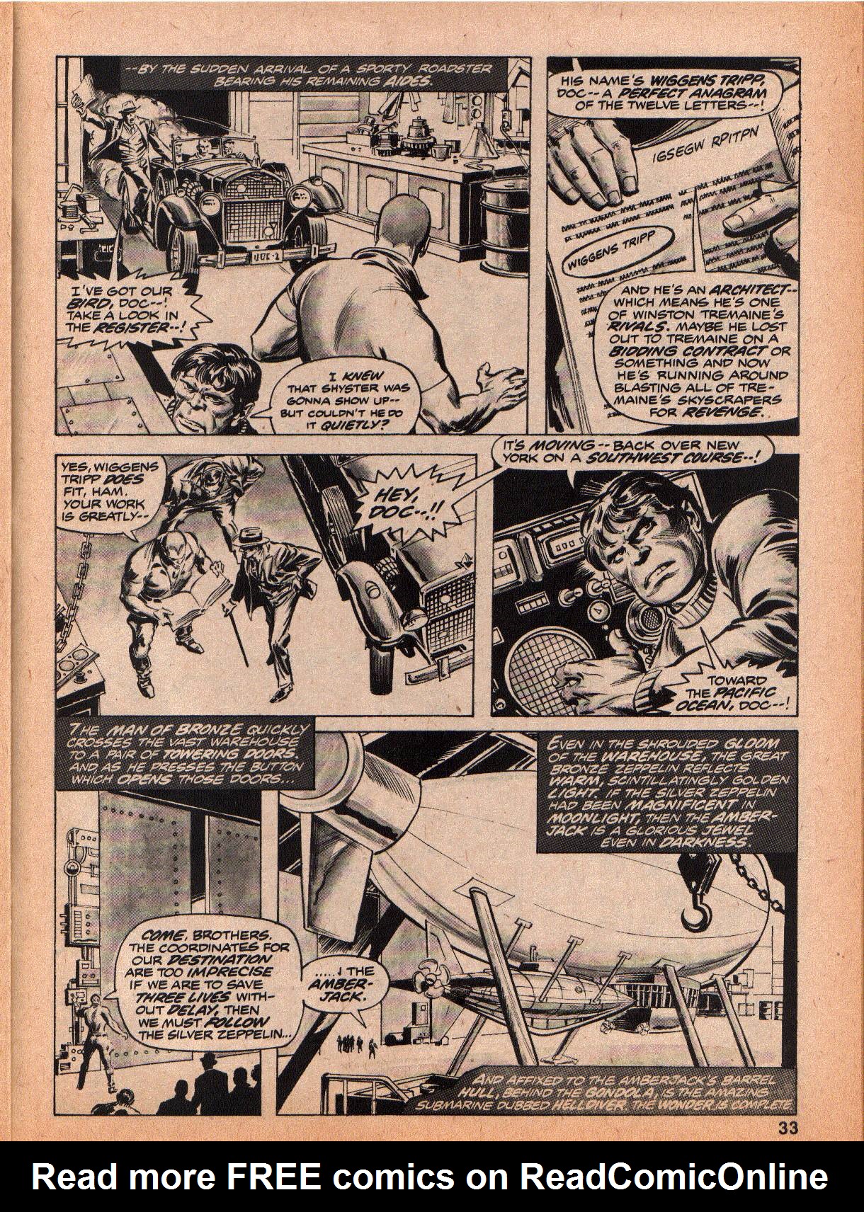 Read online Doc Savage (1975) comic -  Issue #1 - 33