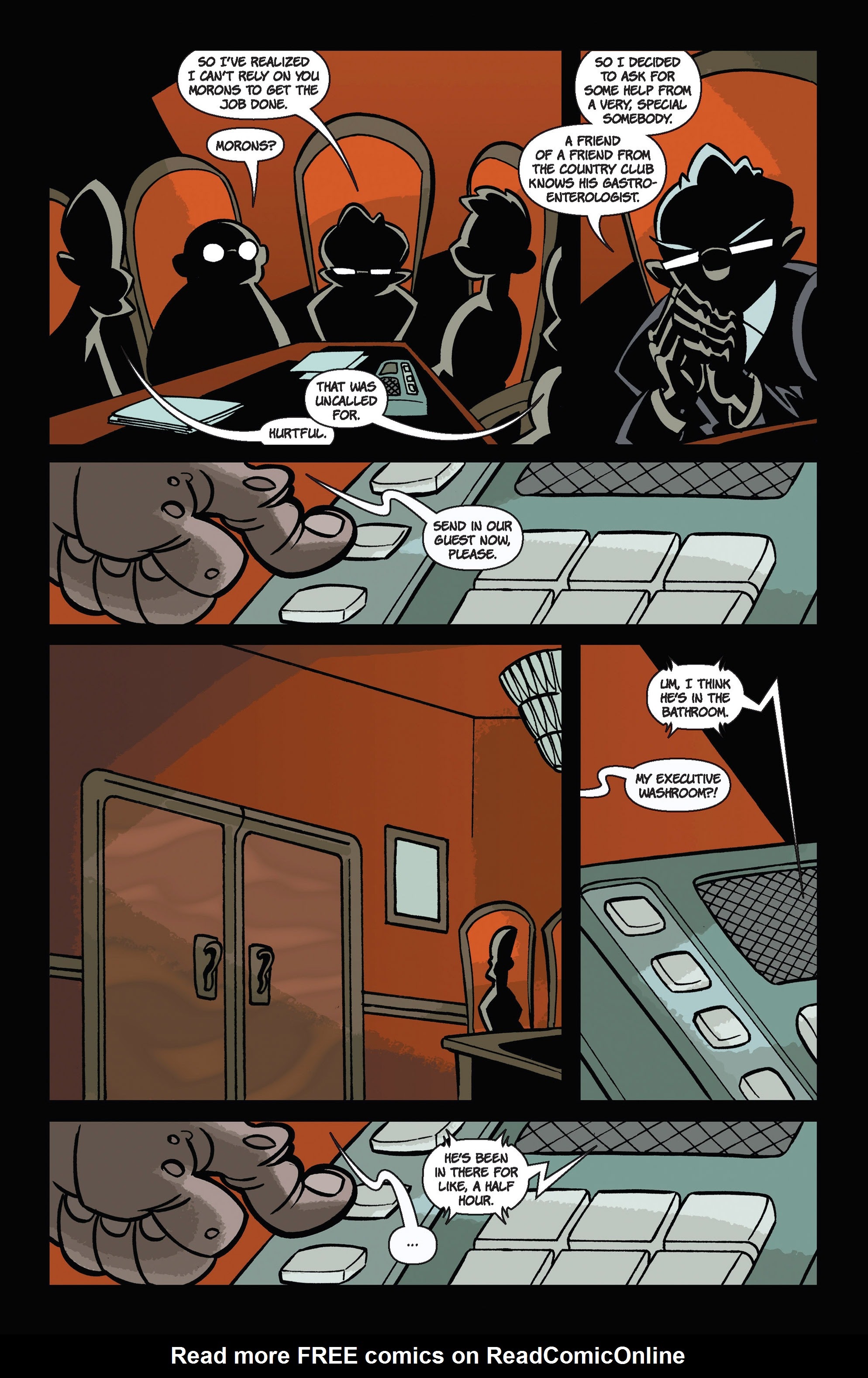 Read online Super Human Resources comic -  Issue #1 - 6