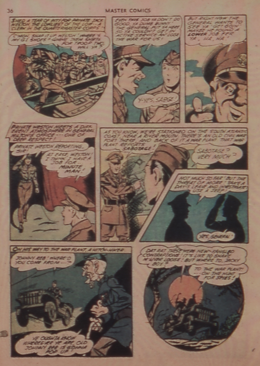 Read online Master Comics comic -  Issue #42 - 37