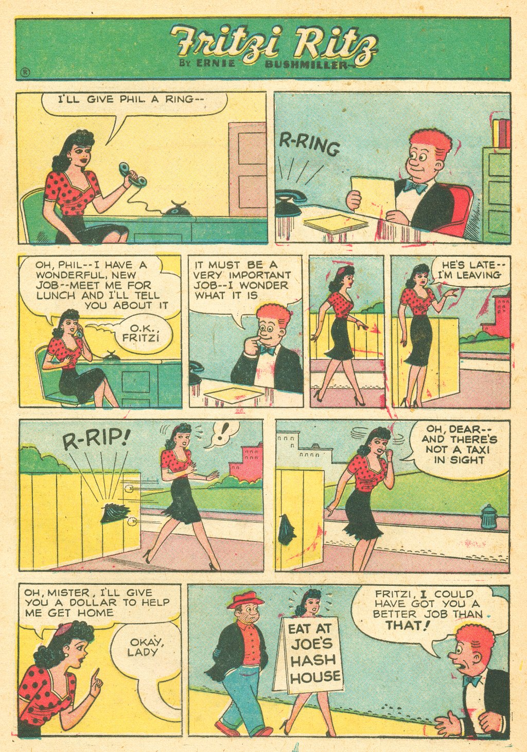 Read online Fritzi Ritz (1953) comic -  Issue #46 - 9