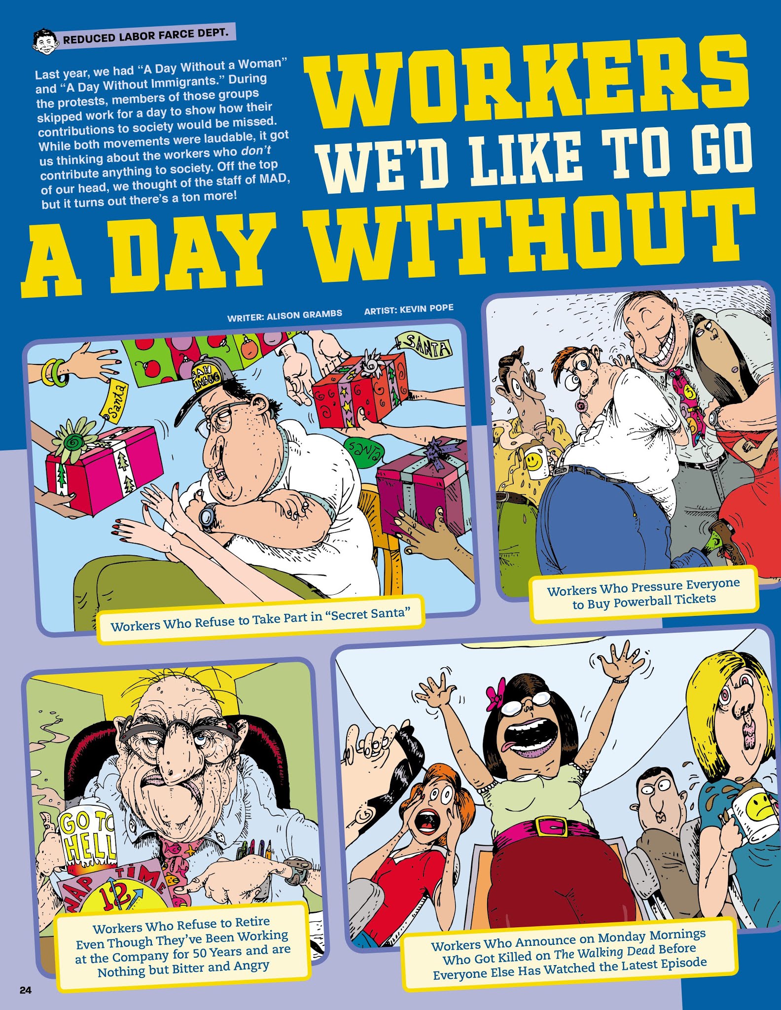 Read online MAD comic -  Issue #550 - 26