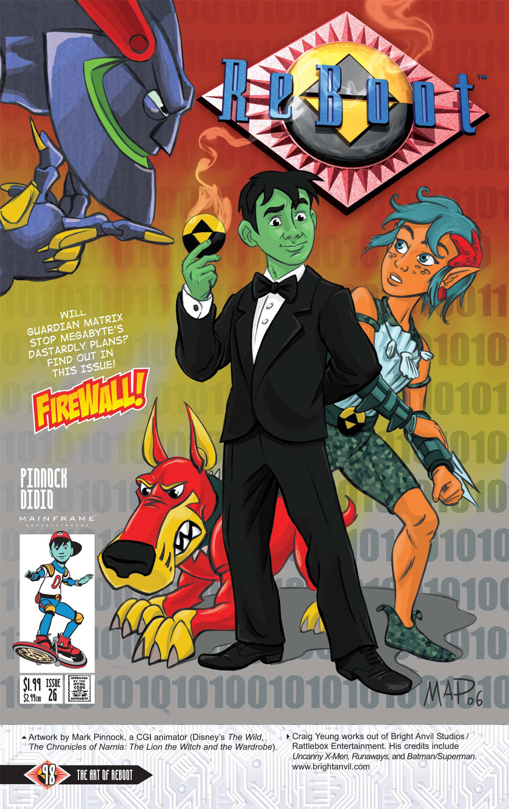 Read online The Art of Reboot comic -  Issue # TPB - 97