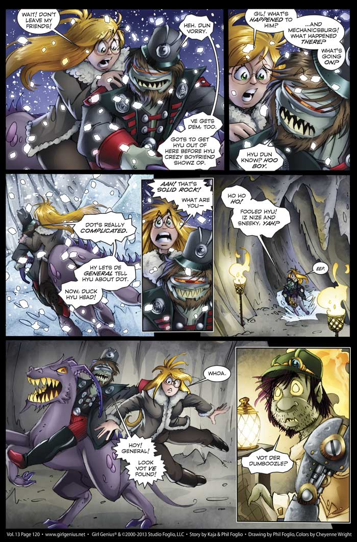 Read online Girl Genius (2002) comic -  Issue #13 - 122