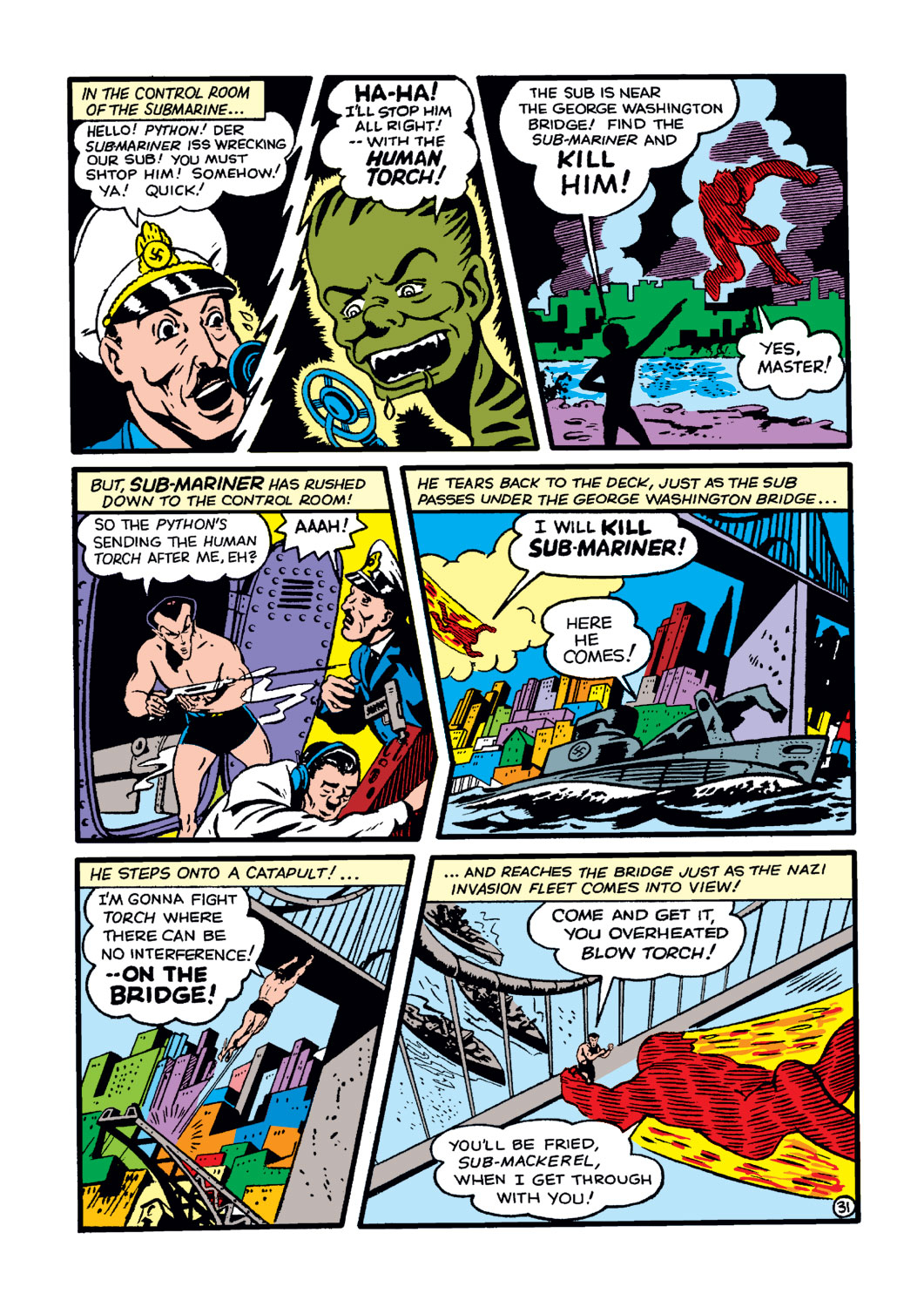 Read online The Human Torch (1940) comic -  Issue #8 - 35