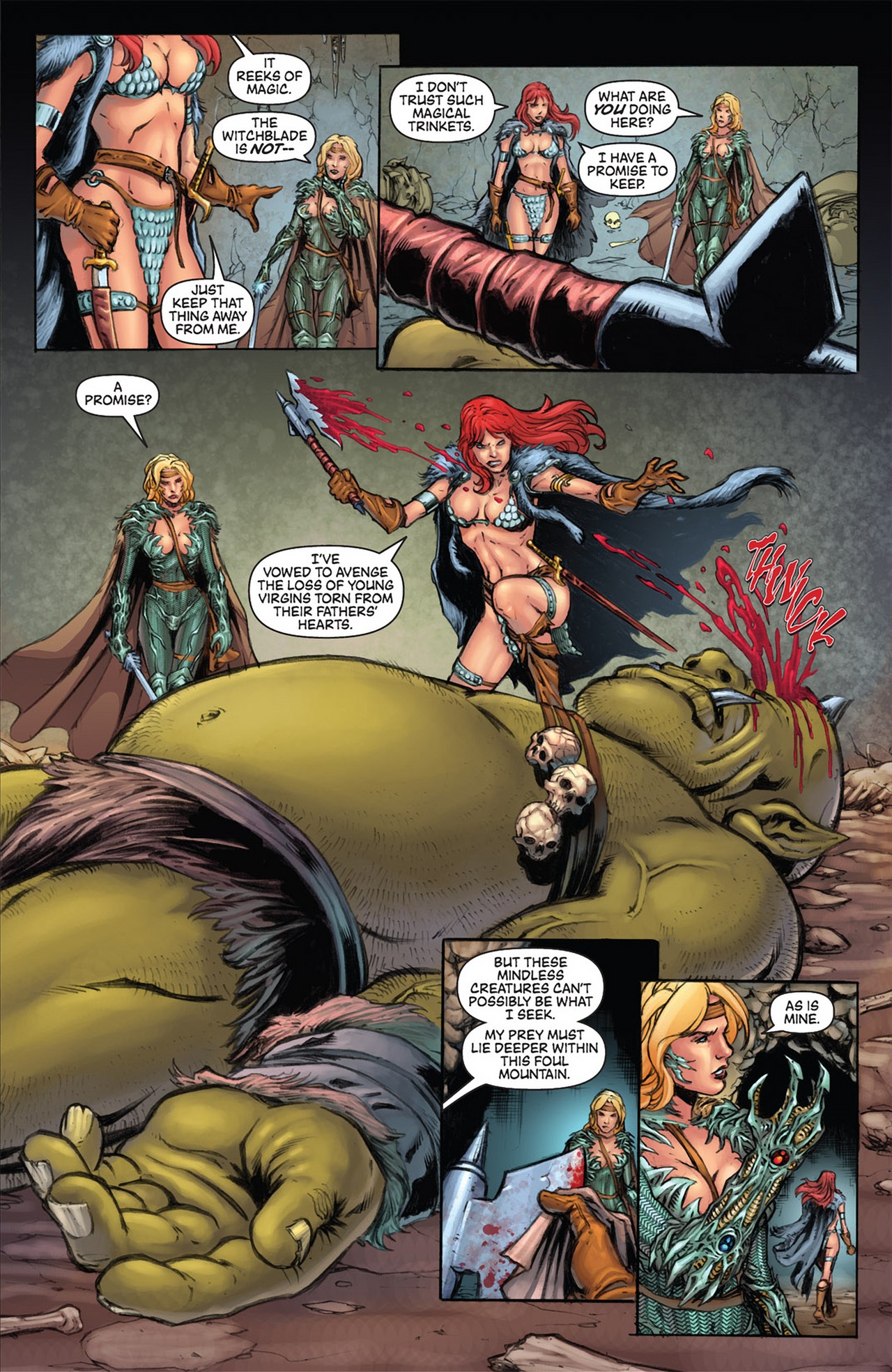 Read online Witchblade/Red Sonja comic -  Issue #1 - 16