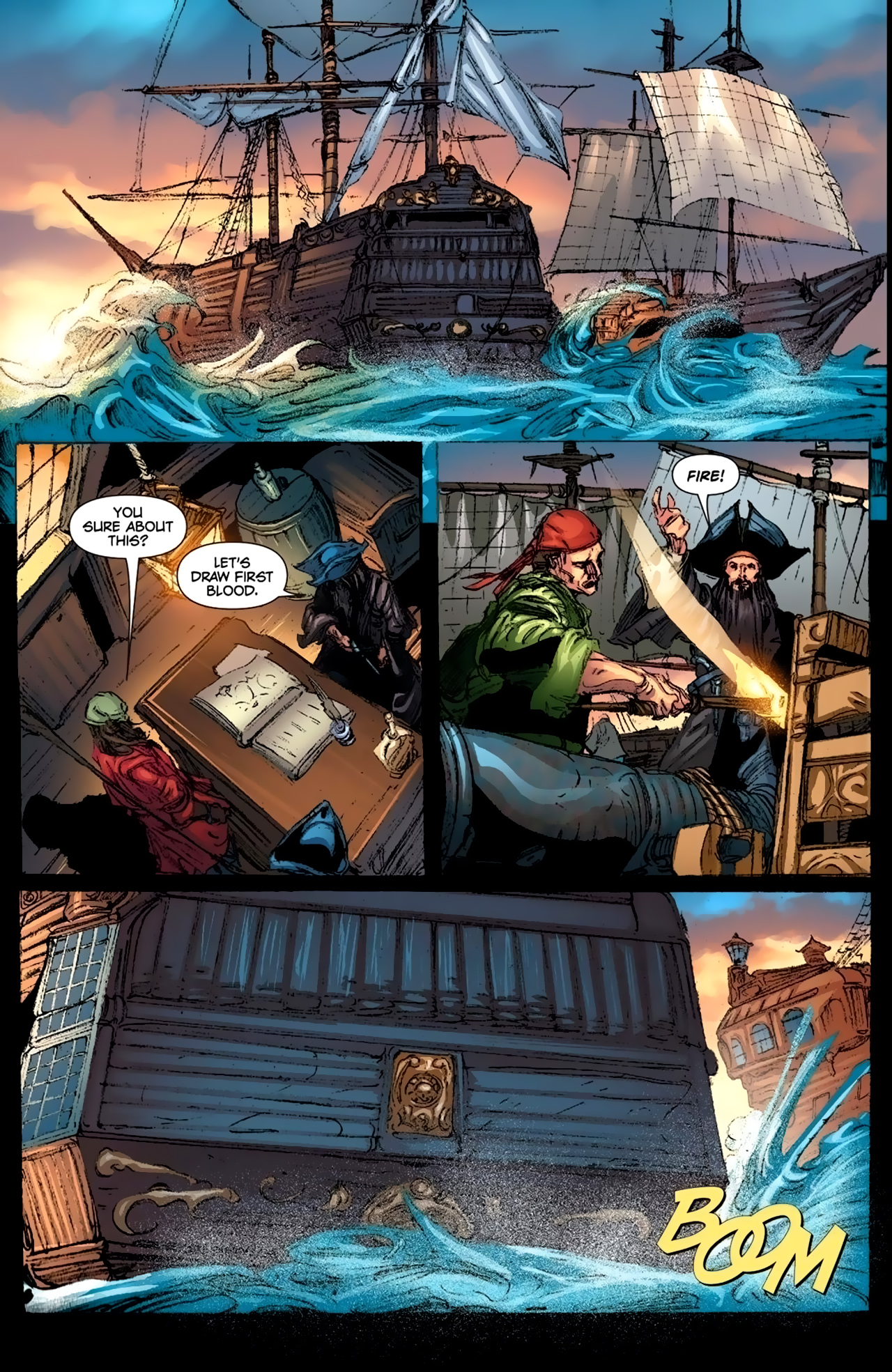Read online Blackbeard: Legend of the Pyrate King comic -  Issue #6 - 14