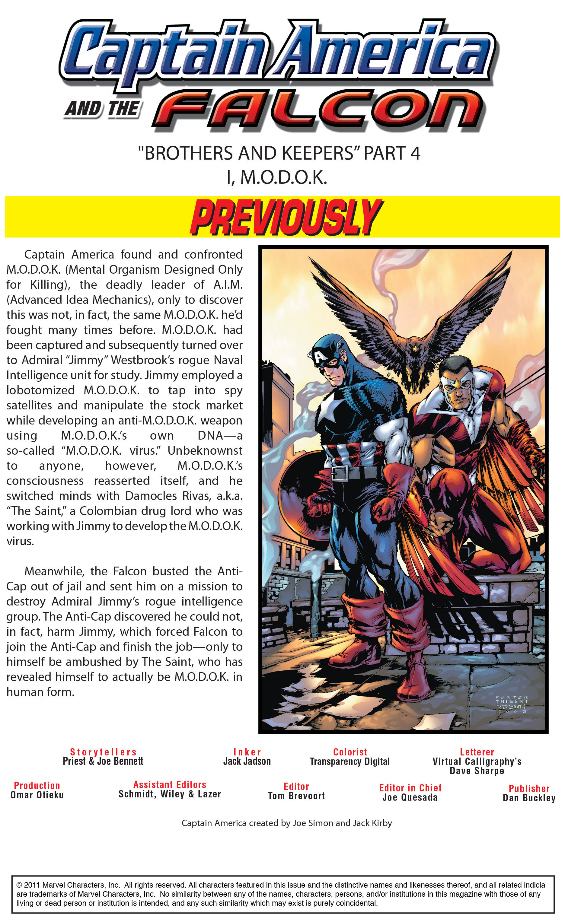 Captain America & the Falcon 11 Page 1