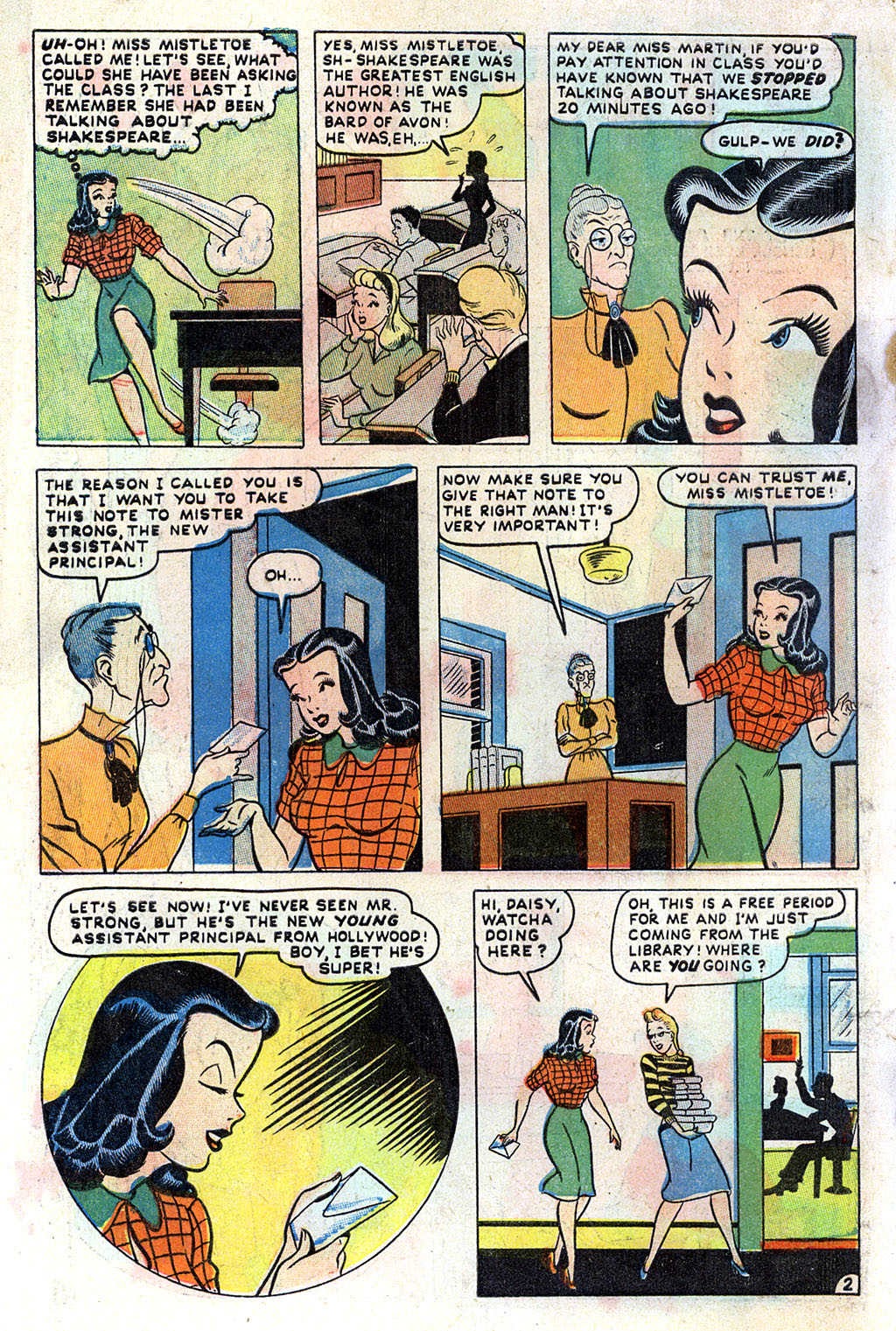 Read online Mitzi's Boy Friend comic -  Issue #2 - 4