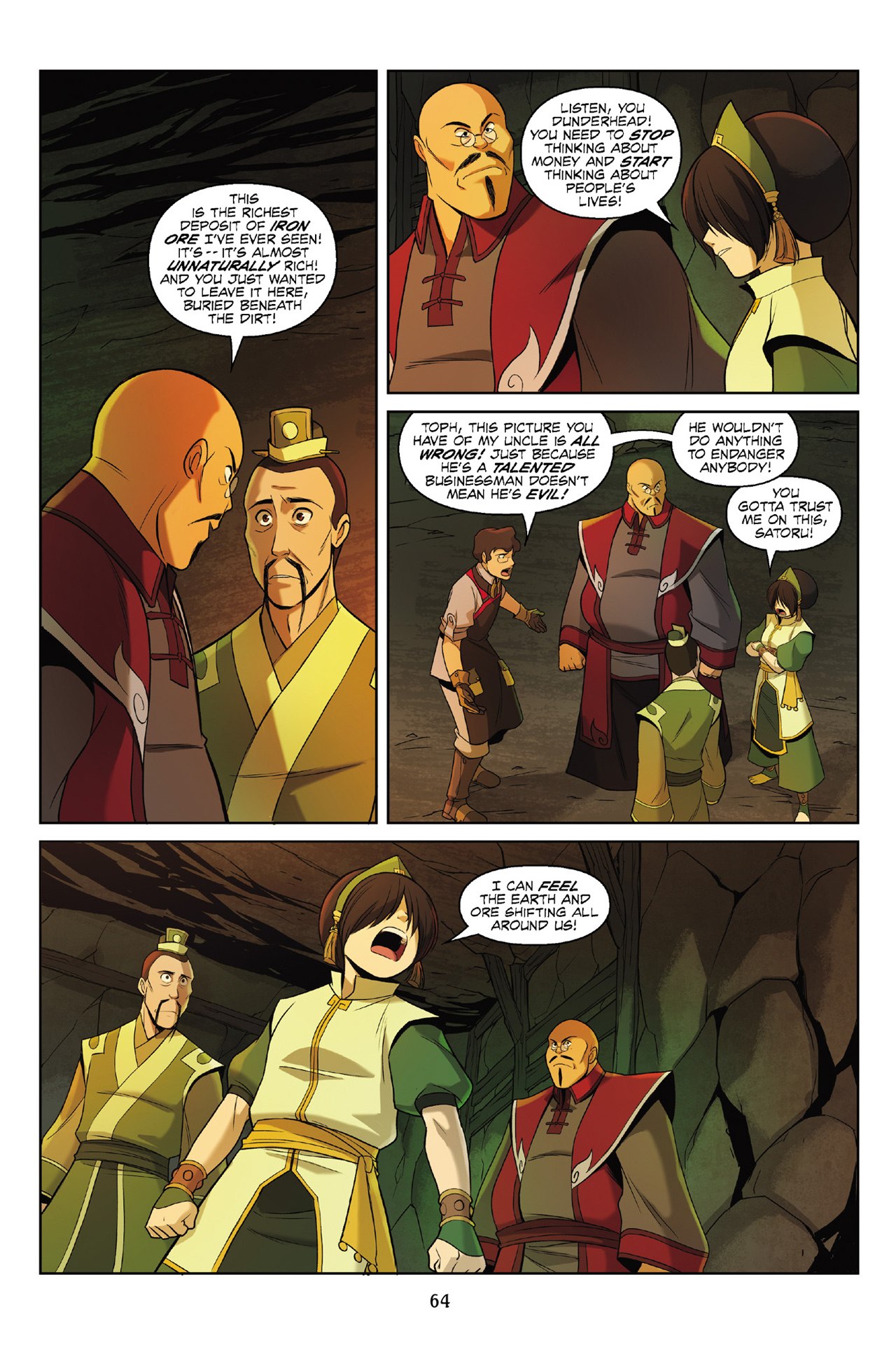 Read online Nickelodeon Avatar: The Last Airbender - The Rift comic -  Issue # Part 2 - 65