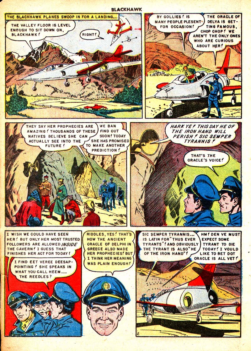 Read online Blackhawk (1957) comic -  Issue #32 - 2