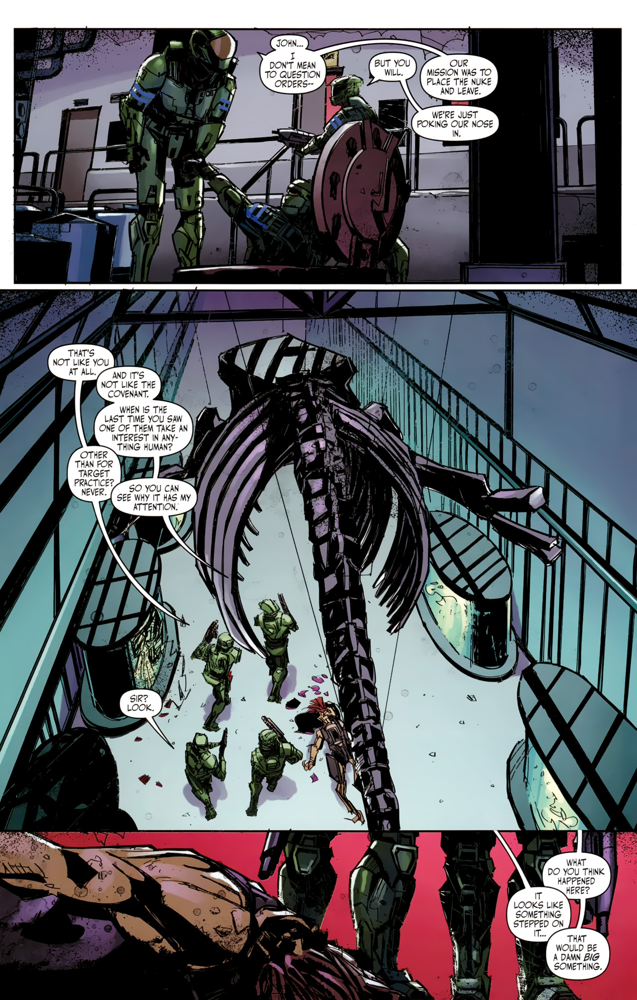 Read online Halo: Fall Of Reach - Covenant comic -  Issue #3 - 20