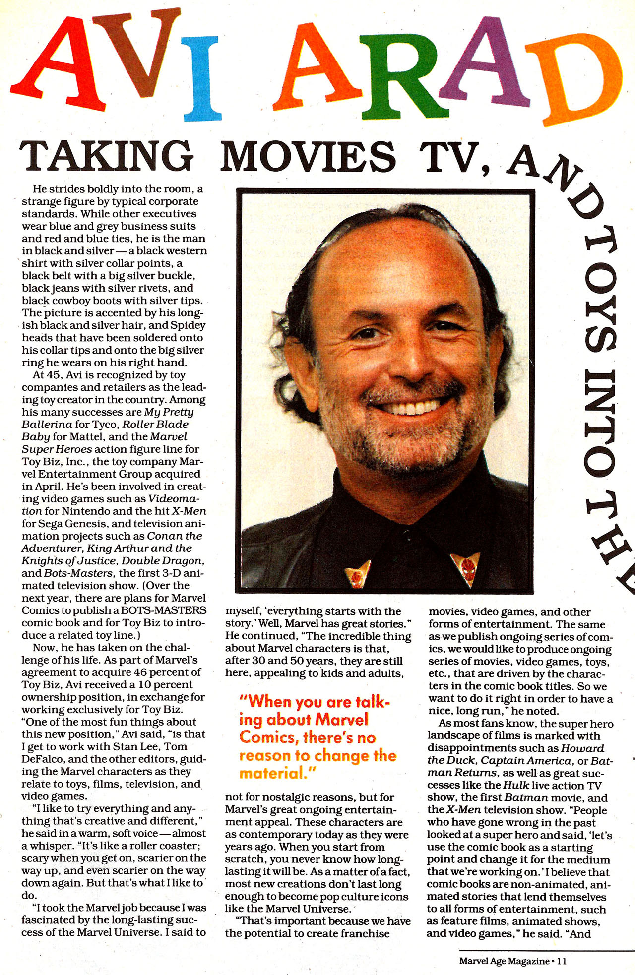 Read online Marvel Age comic -  Issue #132 - 11