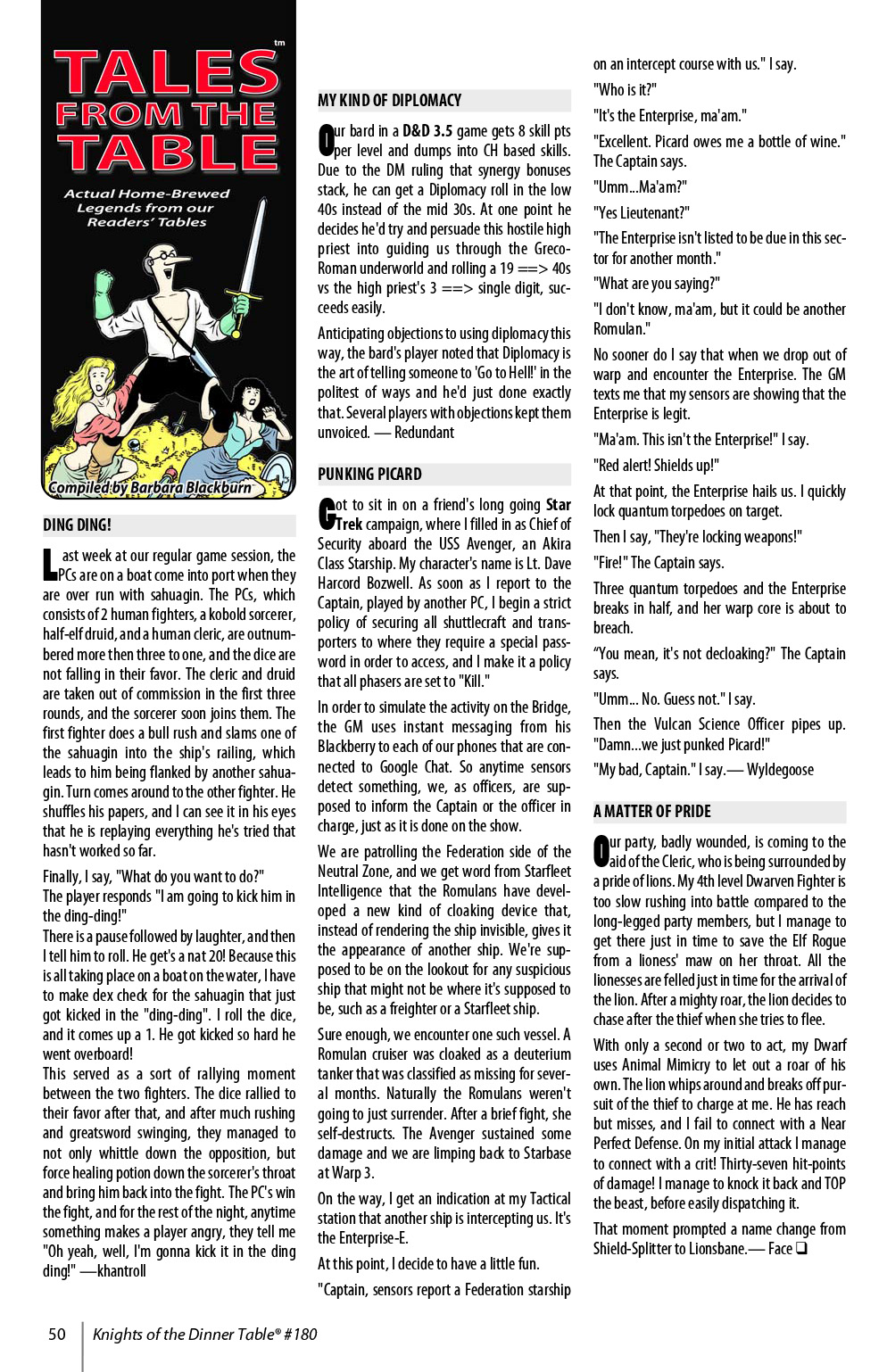 Read online Knights of the Dinner Table comic -  Issue #180 - 52