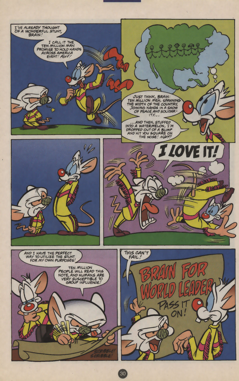 Read online Pinky and The Brain comic -  Issue #22 - 23