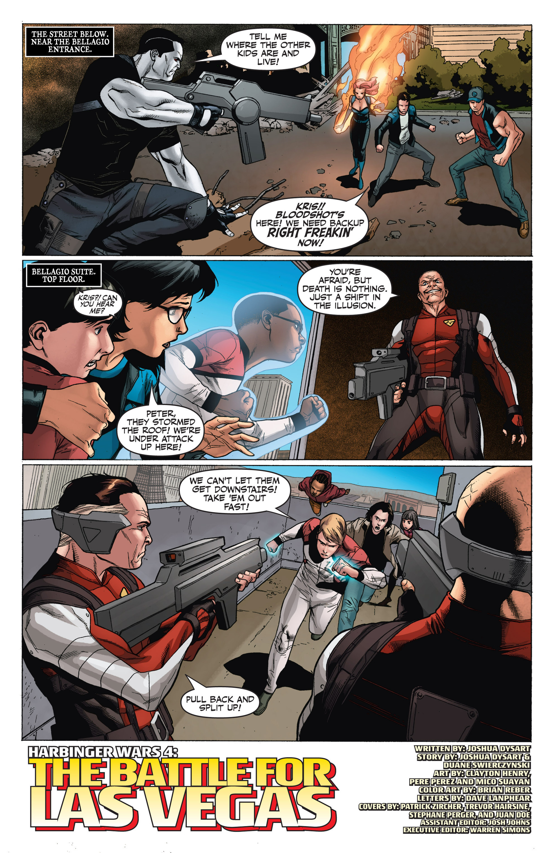 Read online Harbinger Wars comic -  Issue #4 - 4