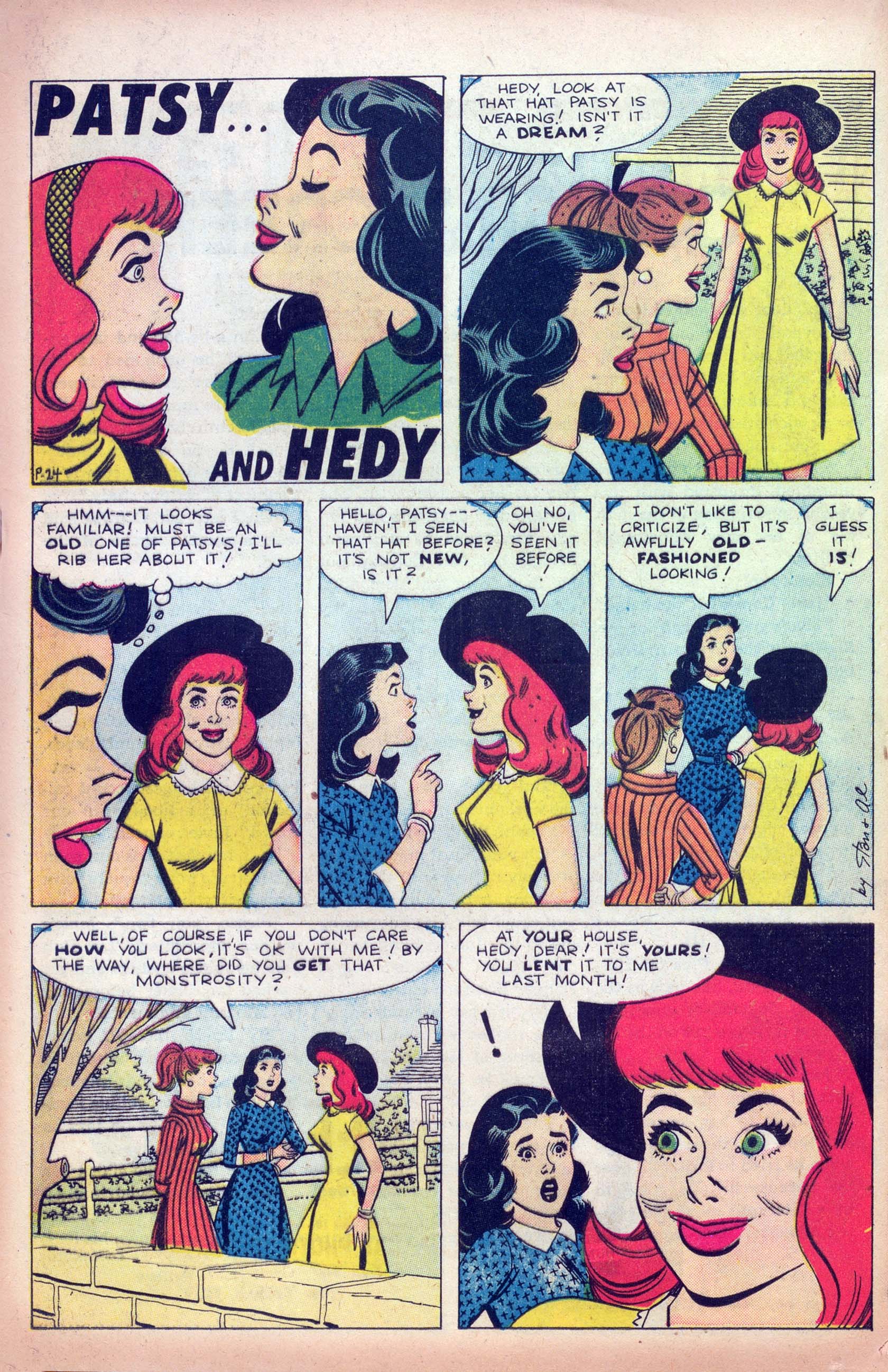 Read online Patsy and Hedy comic -  Issue #57 - 24