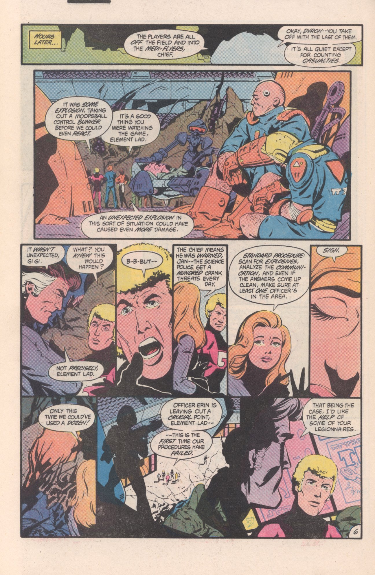 Legion of Super-Heroes (1980) 312 Page 6
