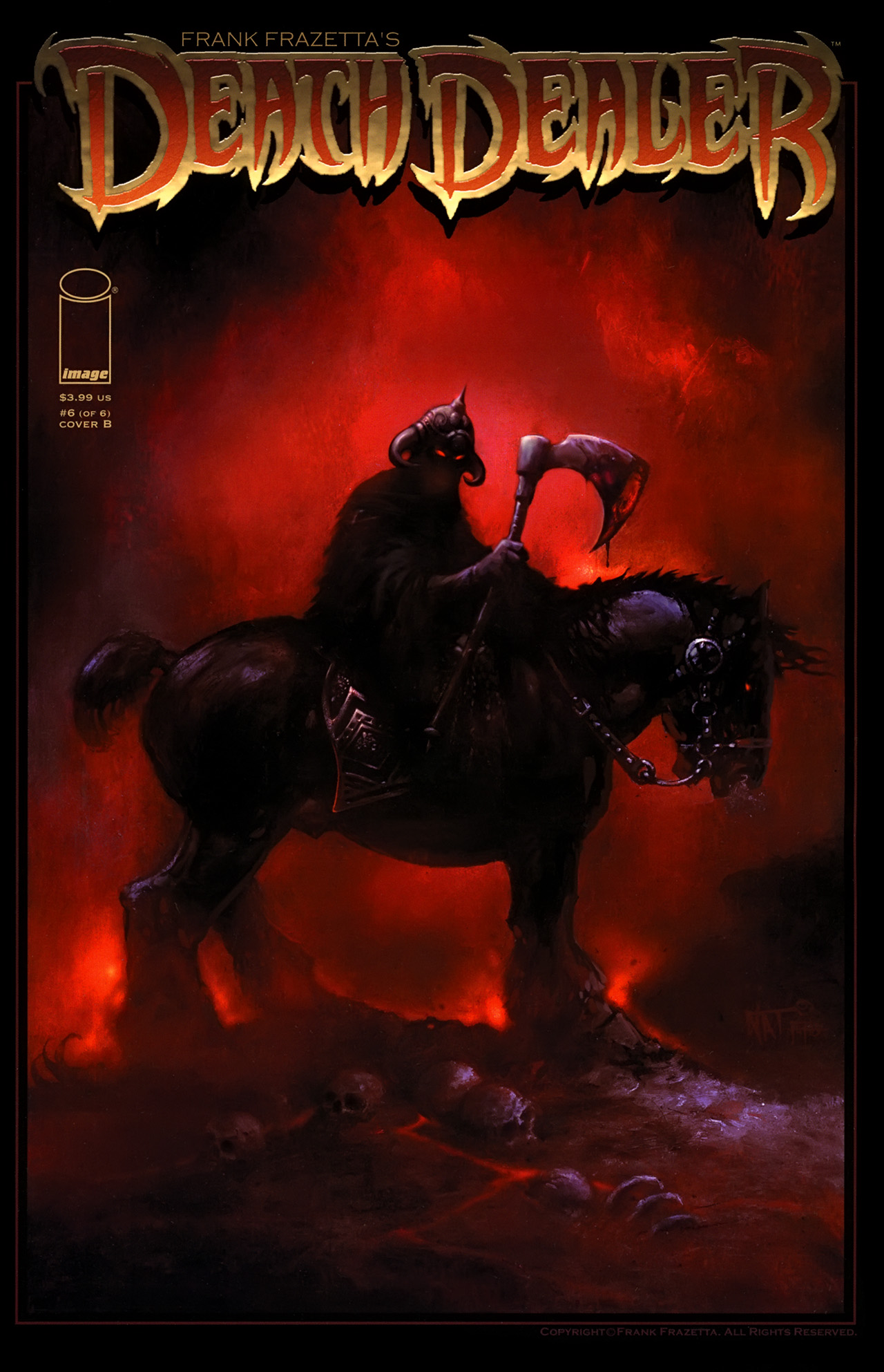 Read online Frank Frazetta's Death Dealer comic -  Issue #6 - 1