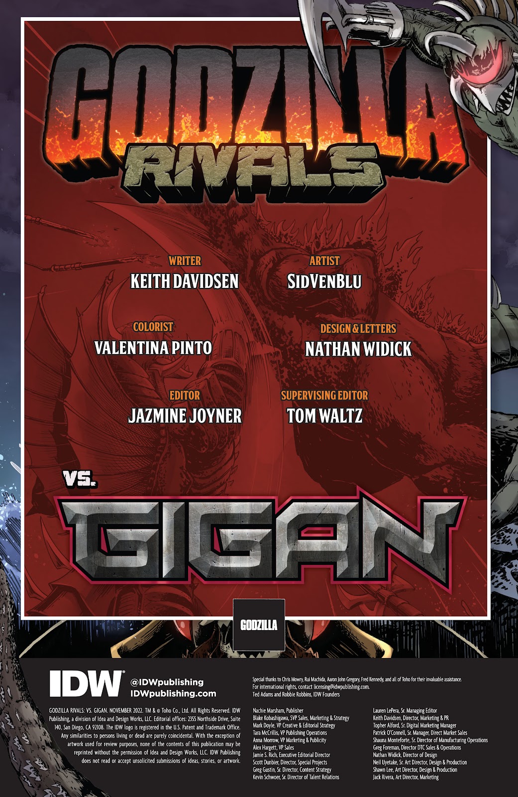 Godzilla Rivals: Vs. Gigan issue Full - Page 2
