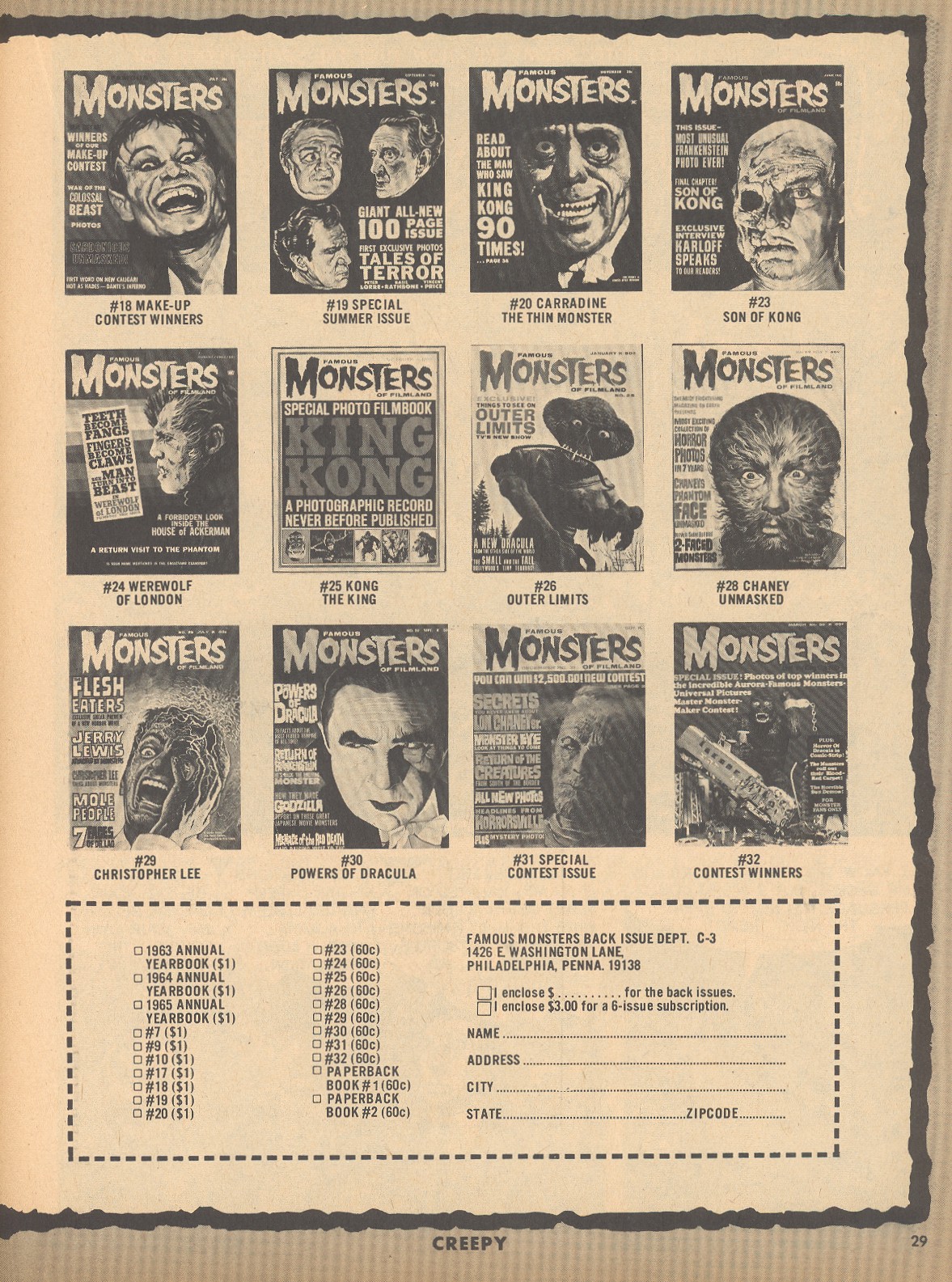 Creepy (1964) Issue #3 #3 - English 29