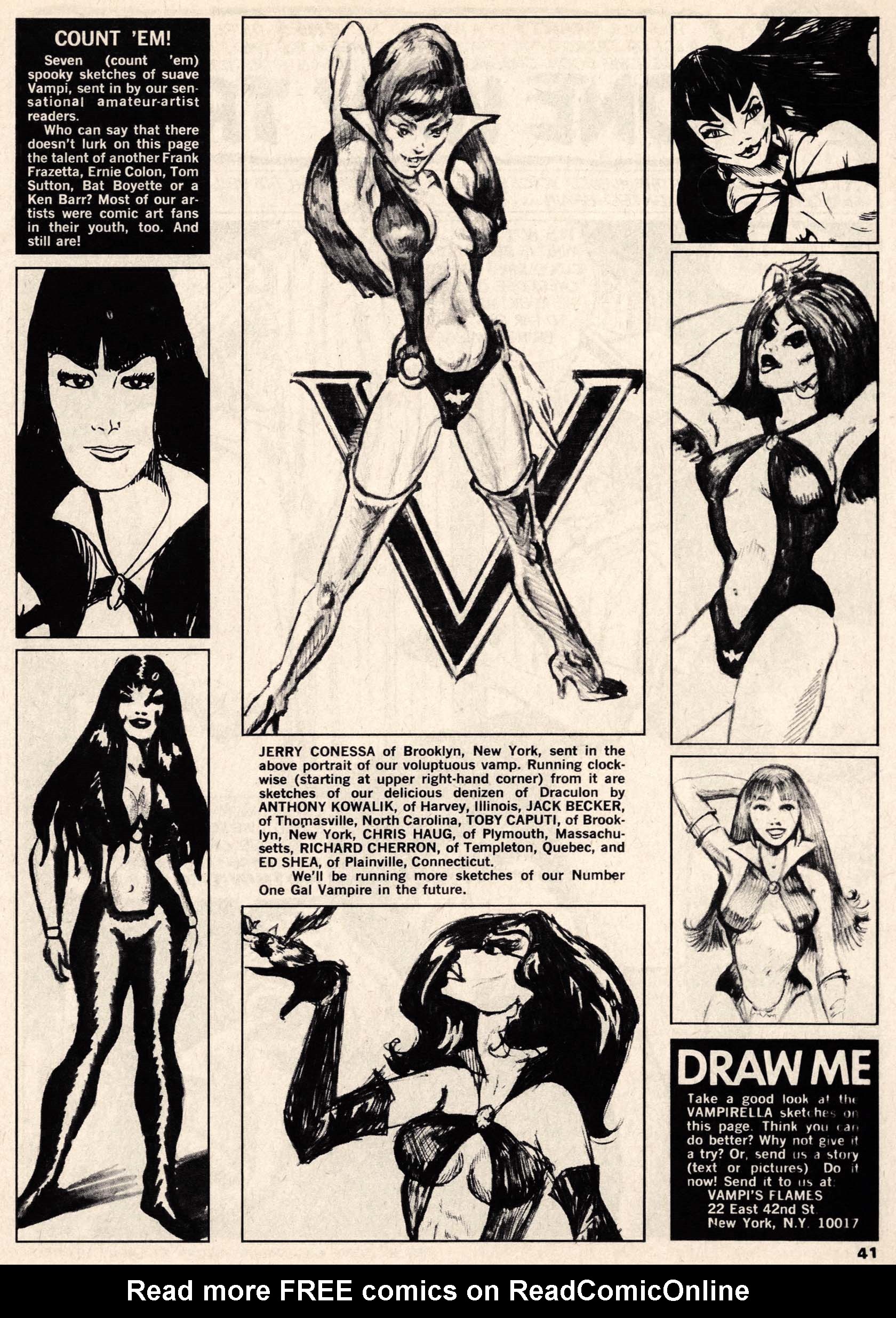 Read online Vampirella (1969) comic -  Issue #6 - 41