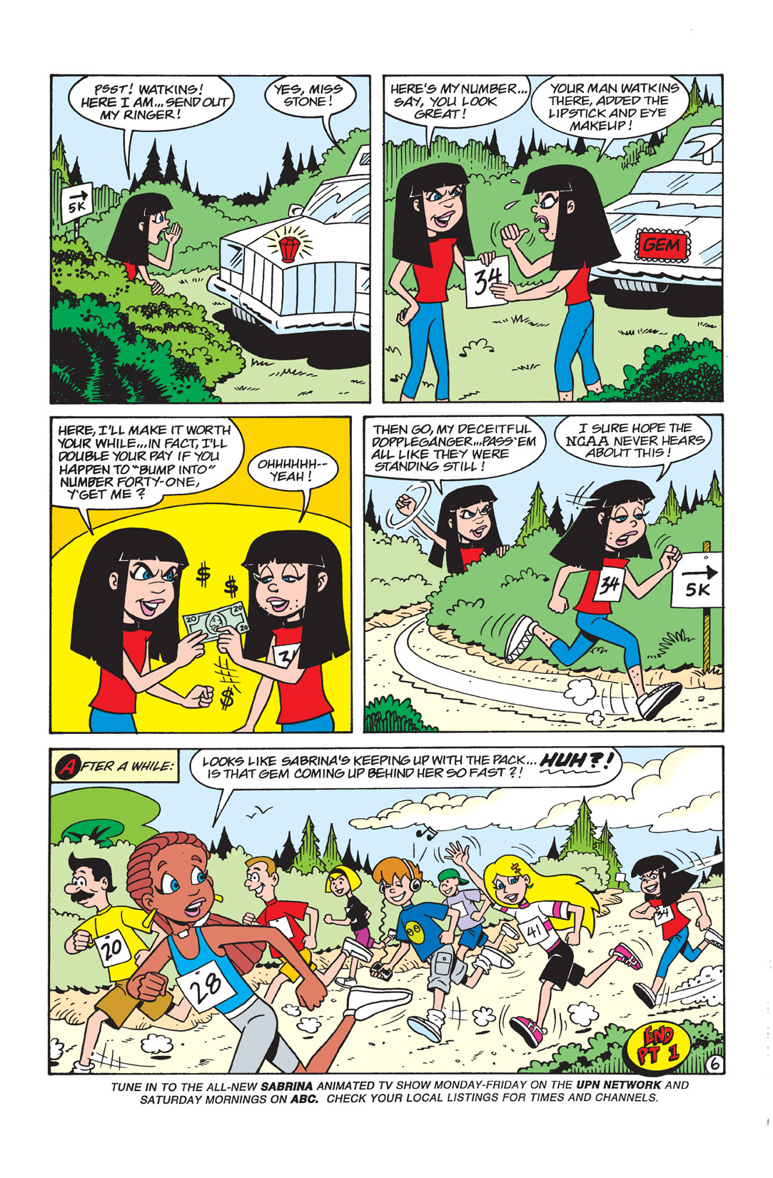 Read online Sabrina the Teenage Witch (2000) comic -  Issue #7 - 7