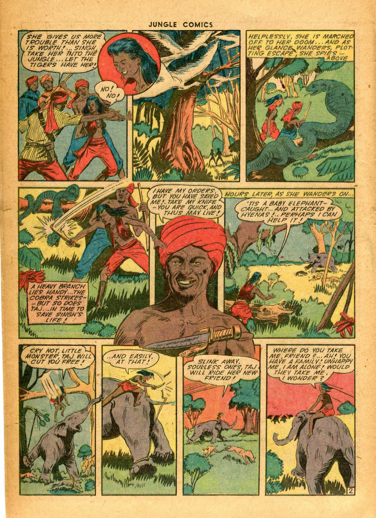 Read online Jungle Comics comic -  Issue #57 - 16