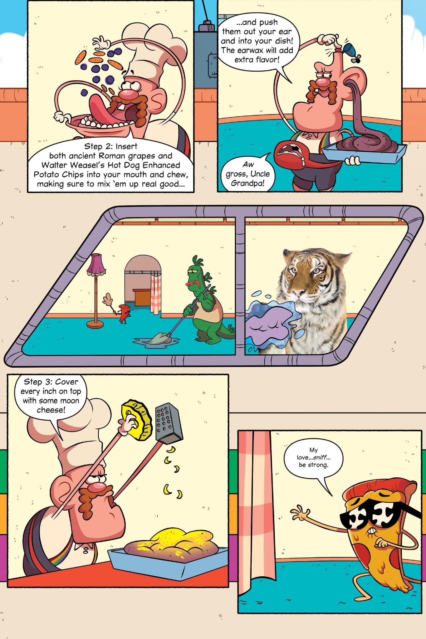 Read online Uncle Grandpa and the Time Casserole comic -  Issue # TPB - 131