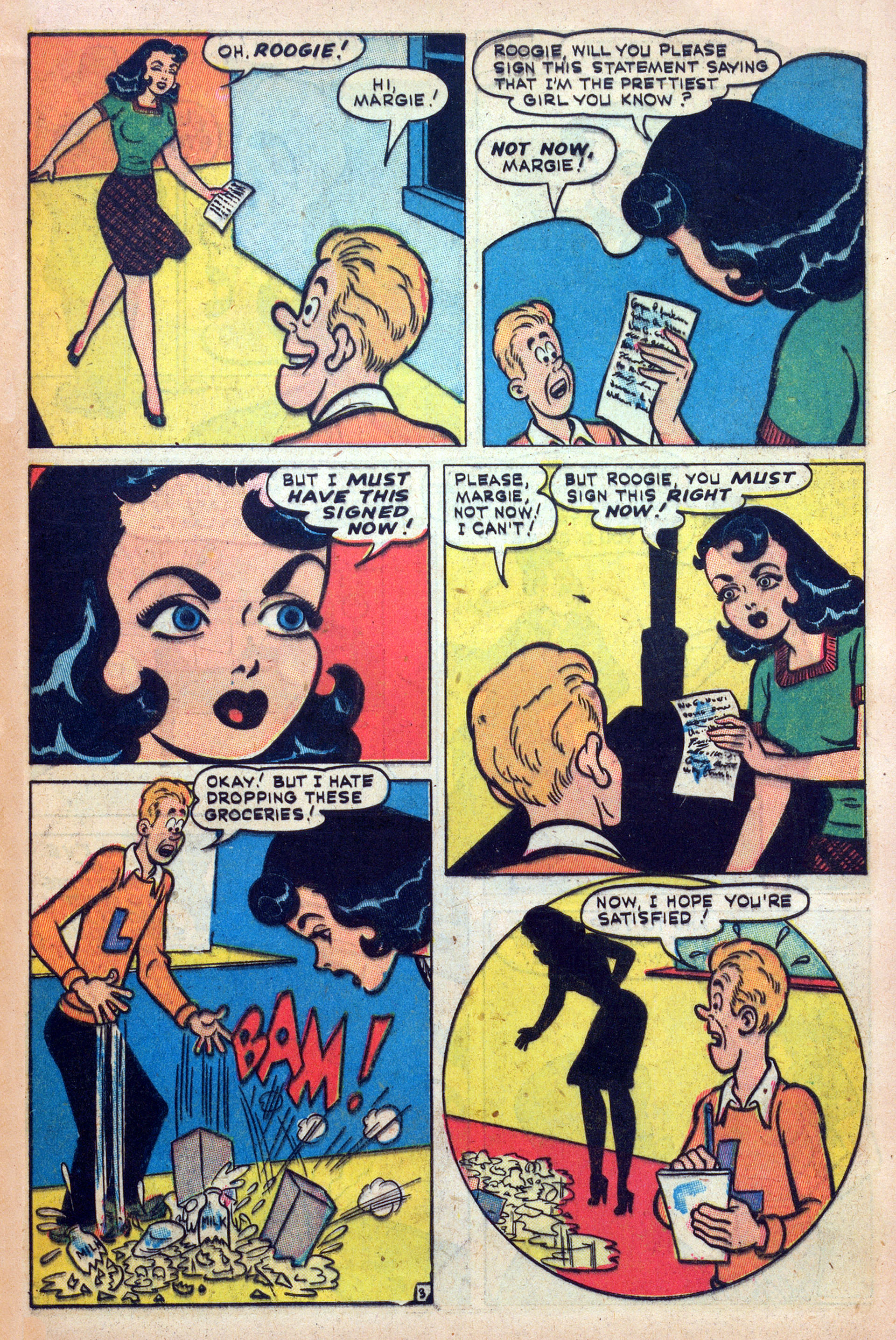 Read online Margie Comics comic -  Issue #39 - 45