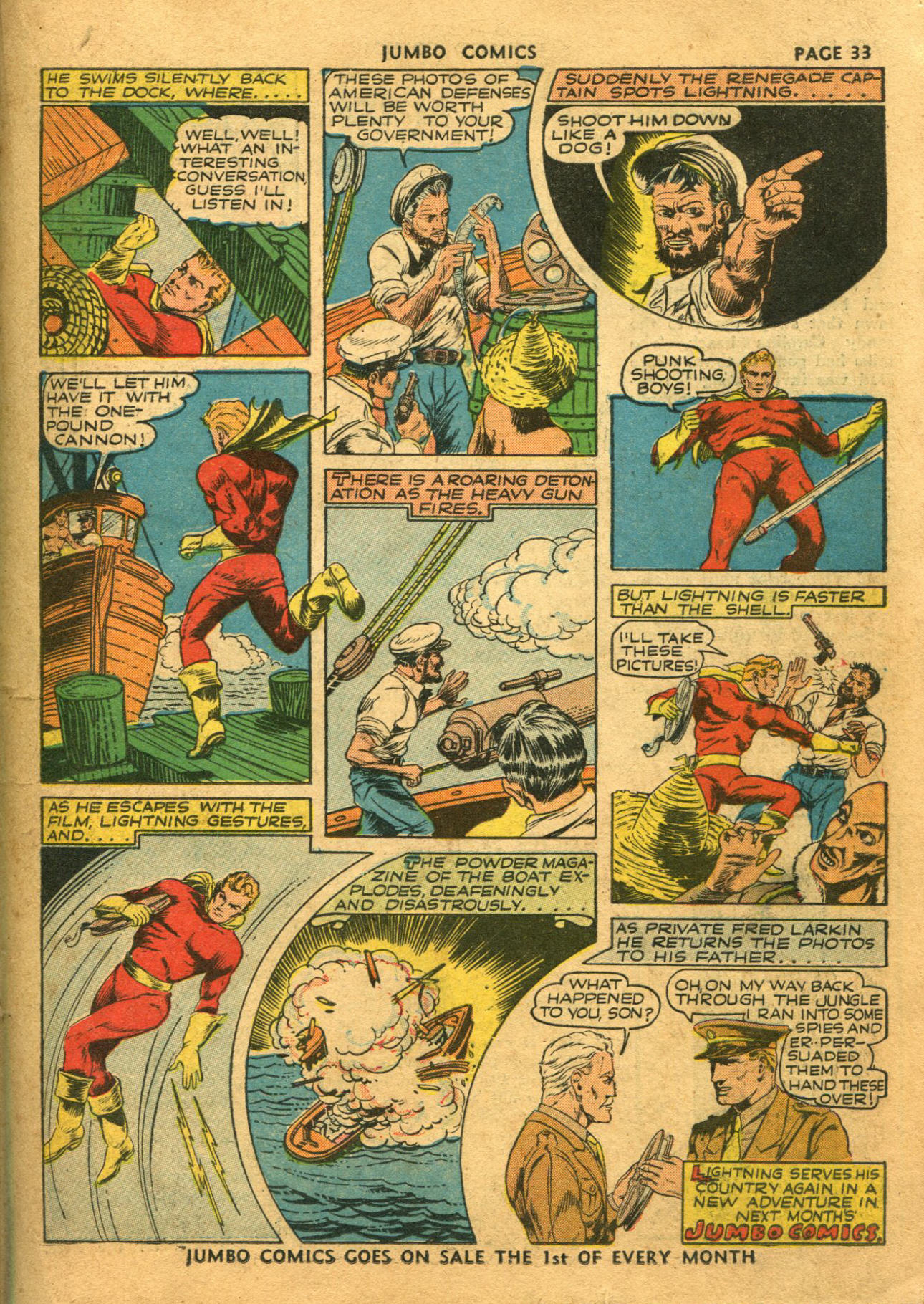 Read online Jumbo Comics comic -  Issue #35 - 36