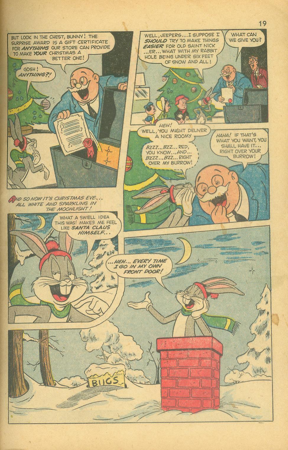 Read online Bugs Bunny's Christmas Funnies comic -  Issue # TPB 7 - 21