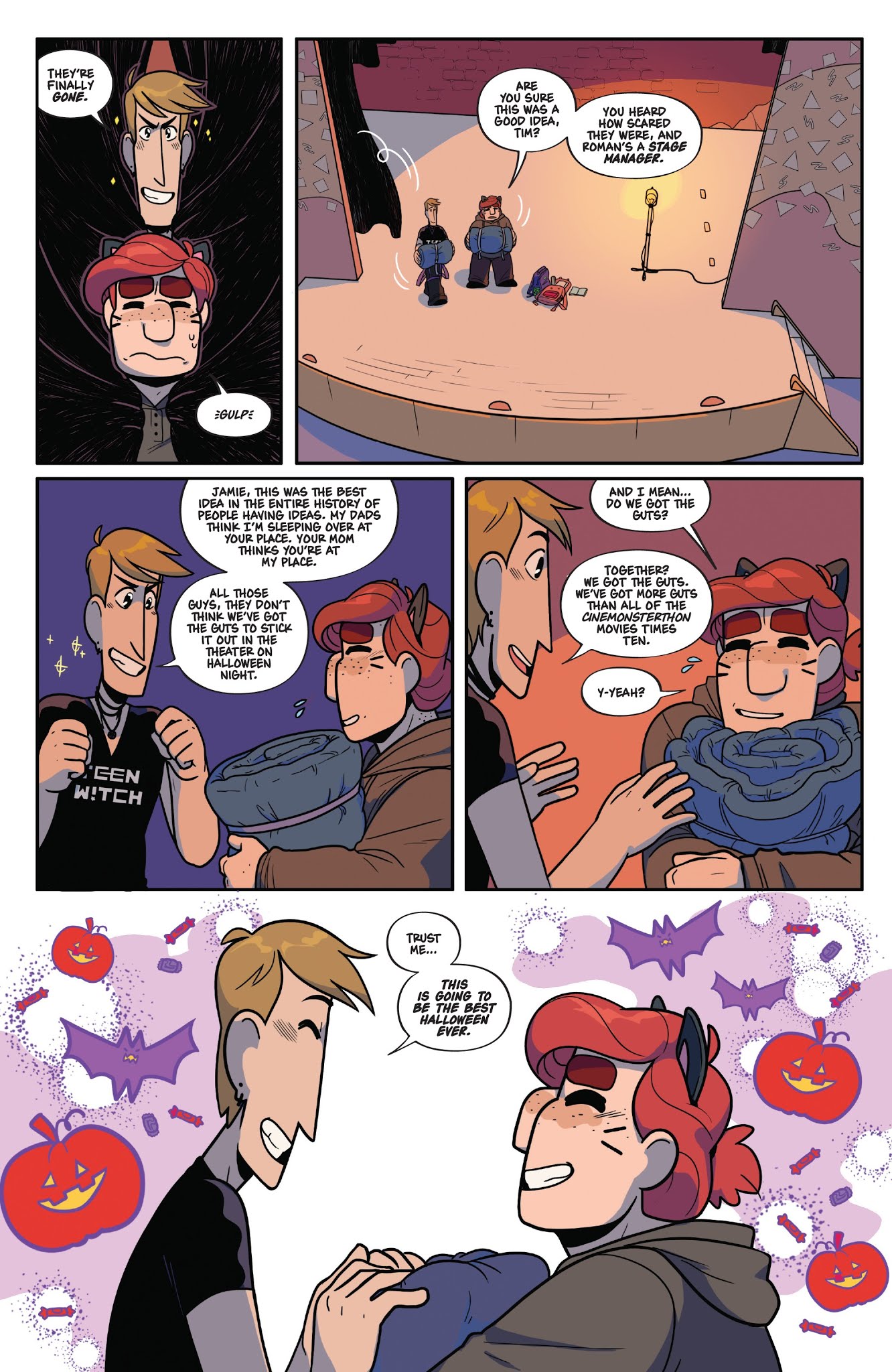 Read online The Backstagers Halloween Intermission comic -  Issue # Full - 5