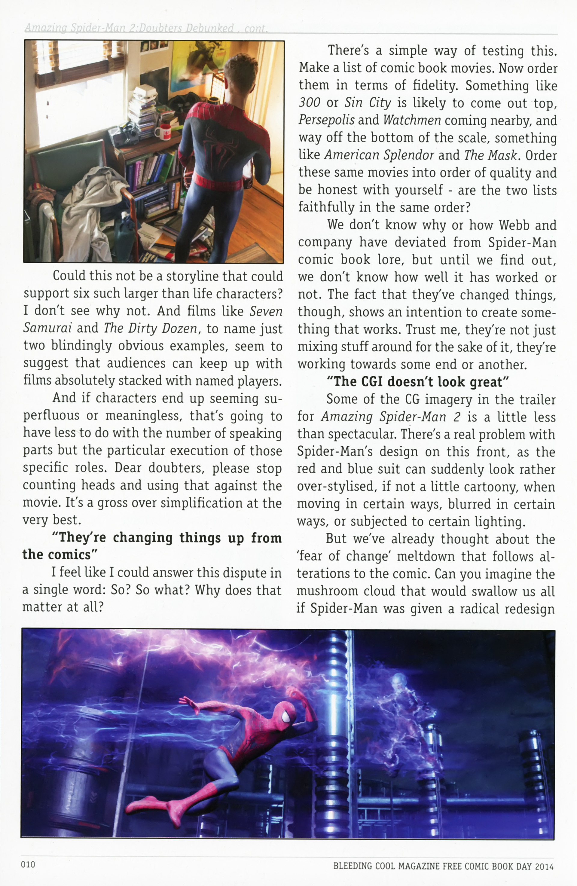 Read online Free Comic Book Day 2014 comic -  Issue # Bleeding Cool Magazine FCBD - 11