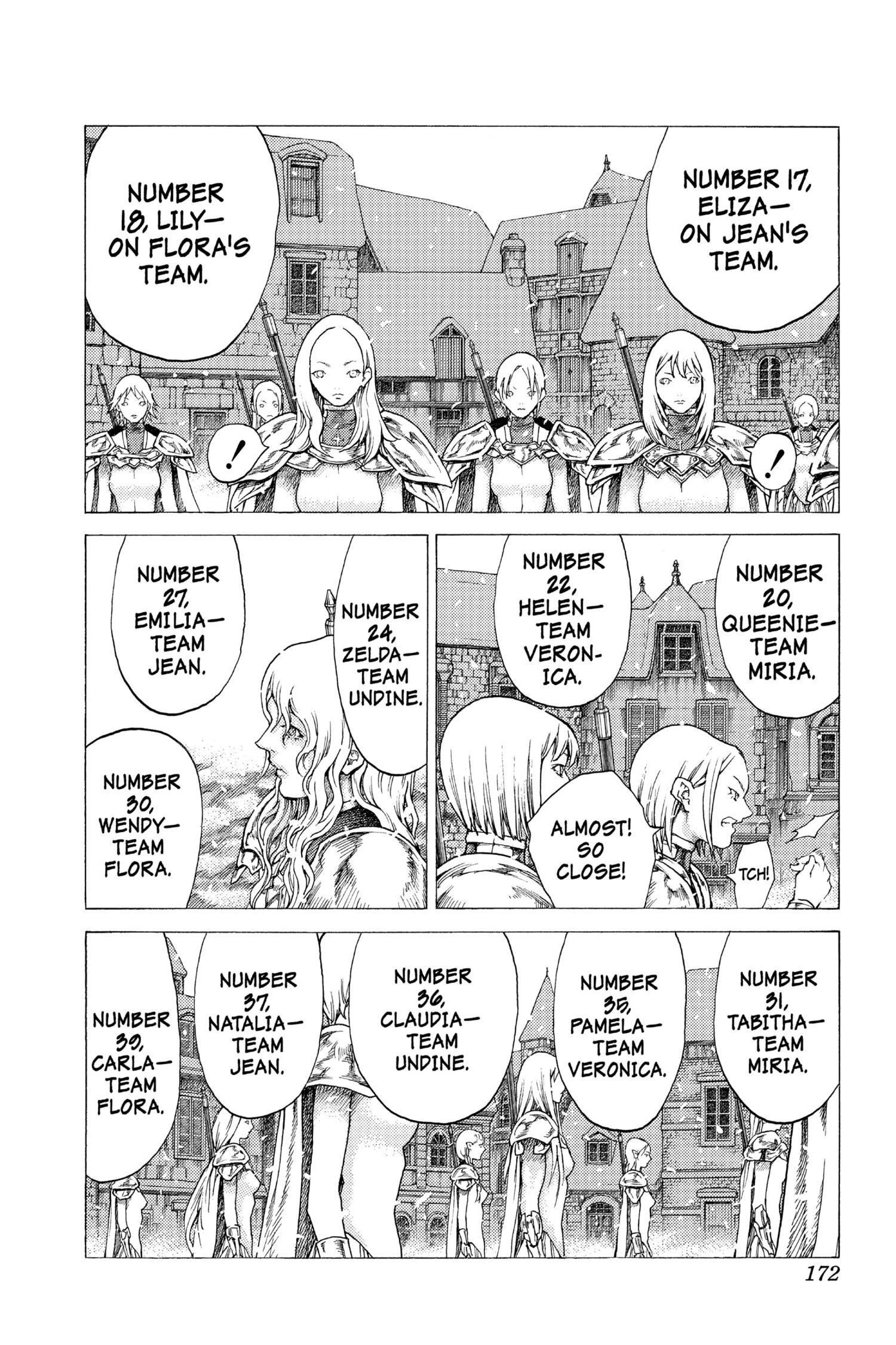 Read online Claymore comic -  Issue #9 - 161