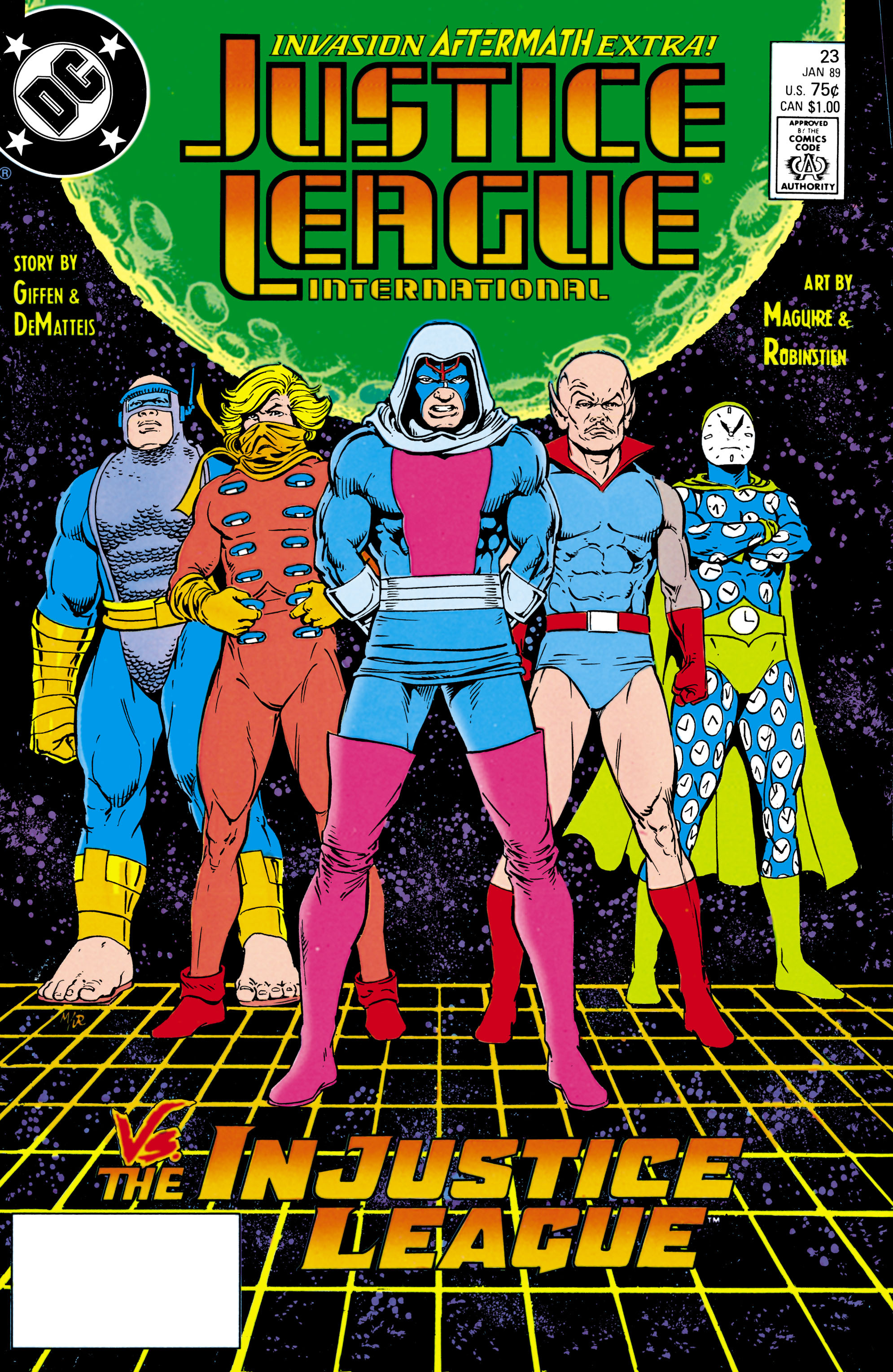 Read online Justice League International (1987) comic -  Issue #23 - 1