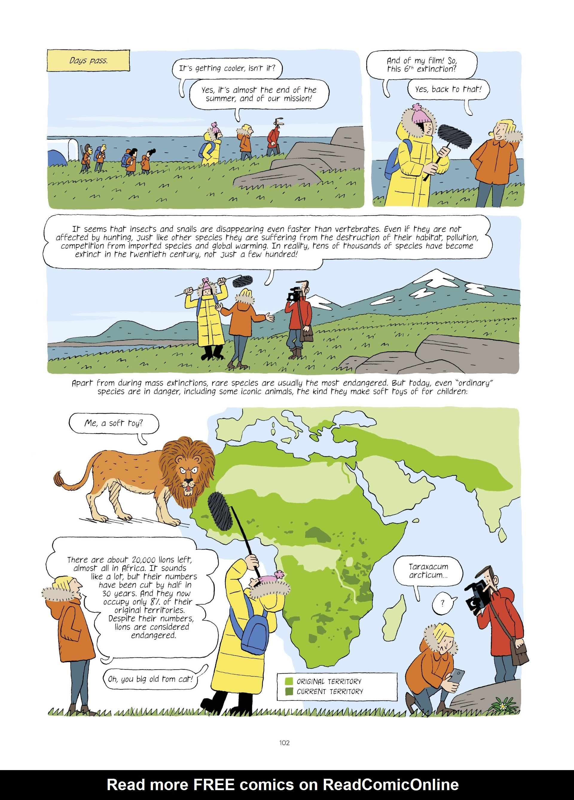 Read online Extinctions: Twilight of the Species comic -  Issue # TPB - 101