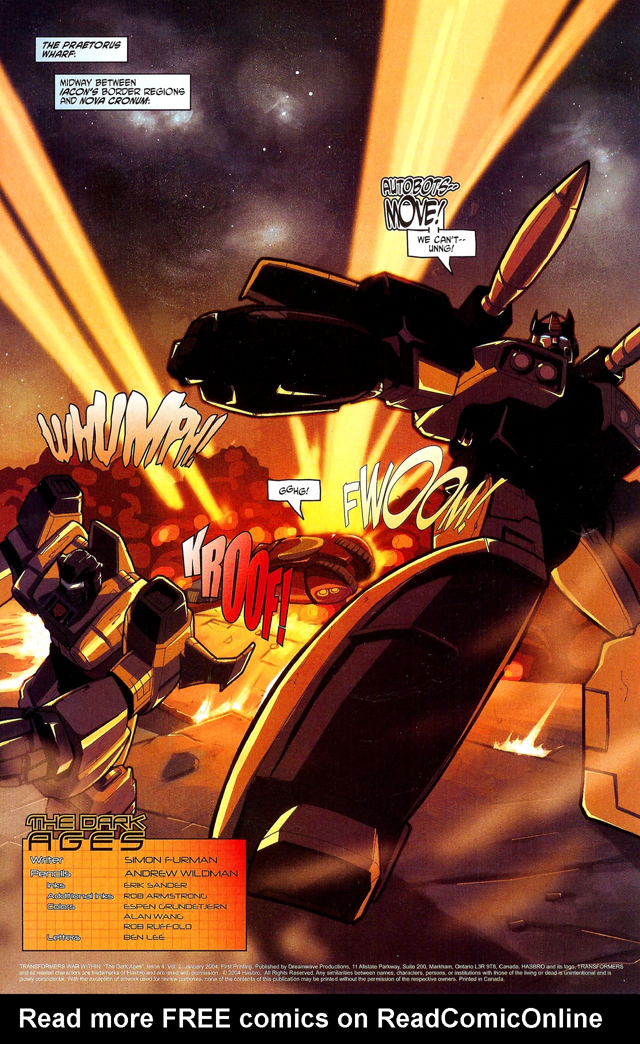 Read online Transformers War Within: "The Dark Ages" comic -  Issue #4 - 2