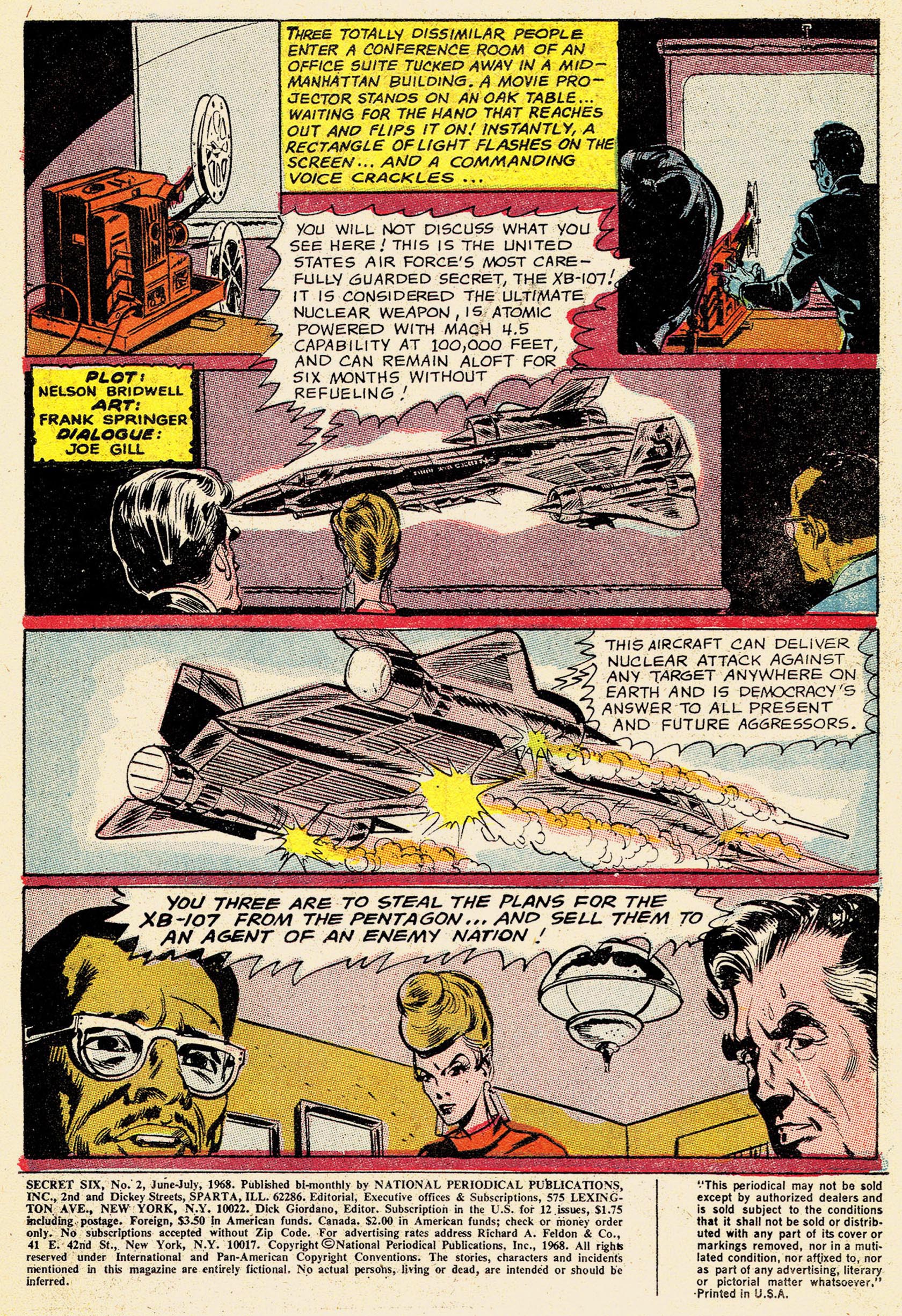Read online Secret Six (1968) comic -  Issue #2 - 3