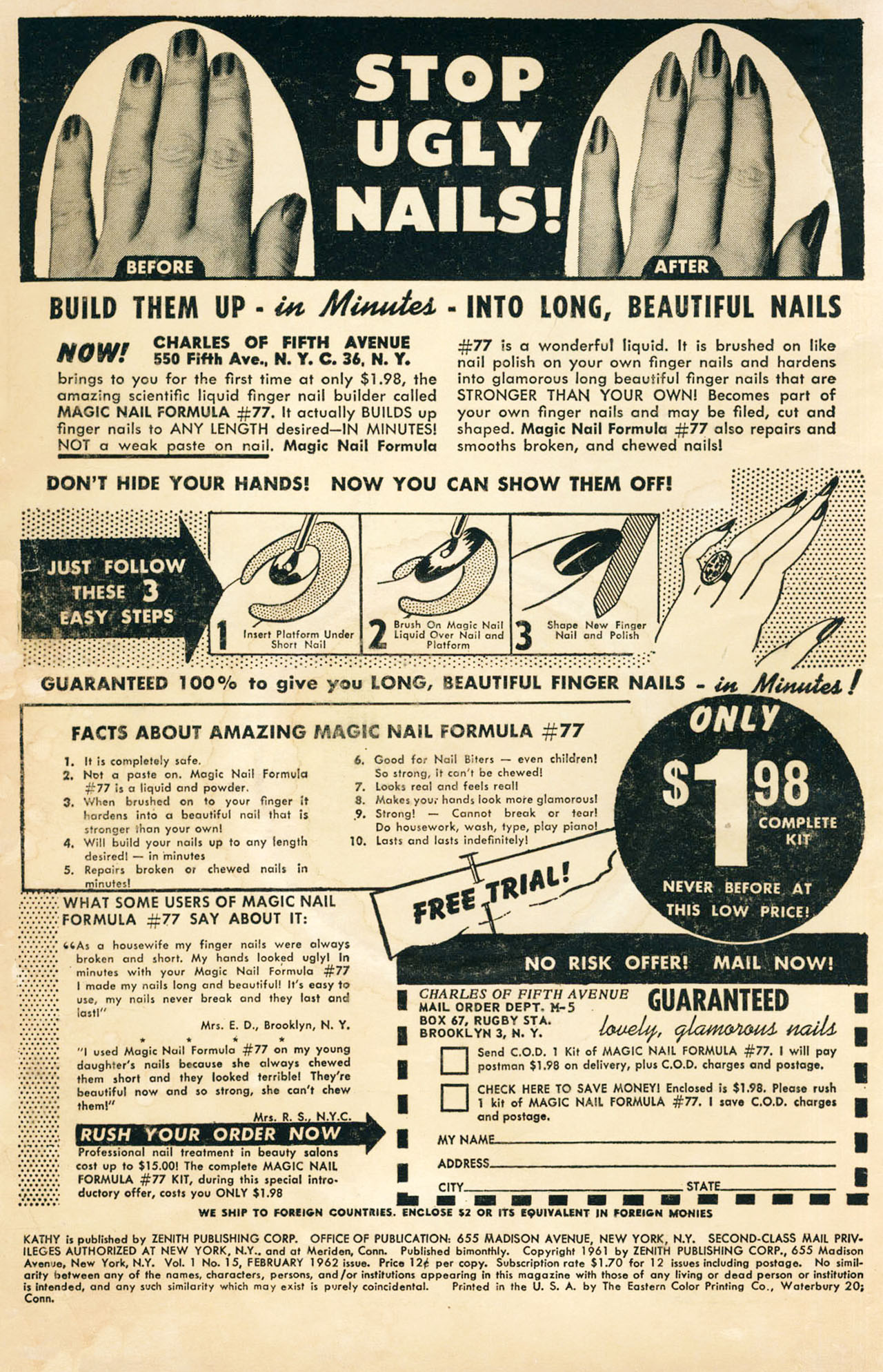 Read online Kathy (1959) comic -  Issue #15 - 2