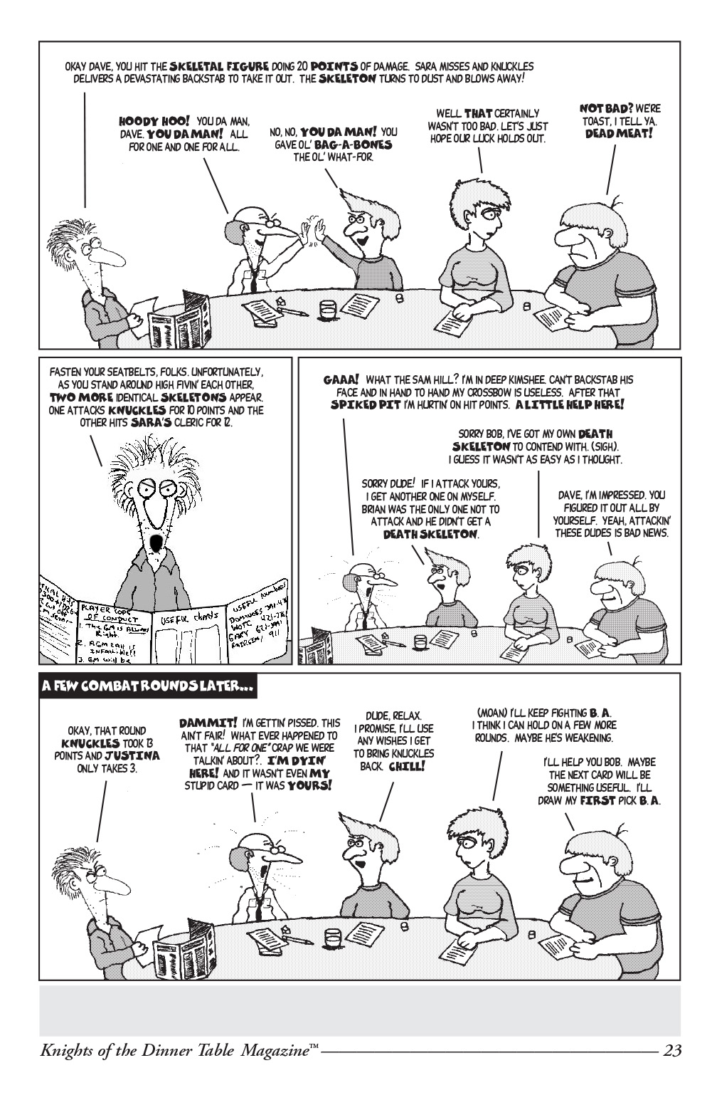 Read online Knights of the Dinner Table comic -  Issue #29 - 25