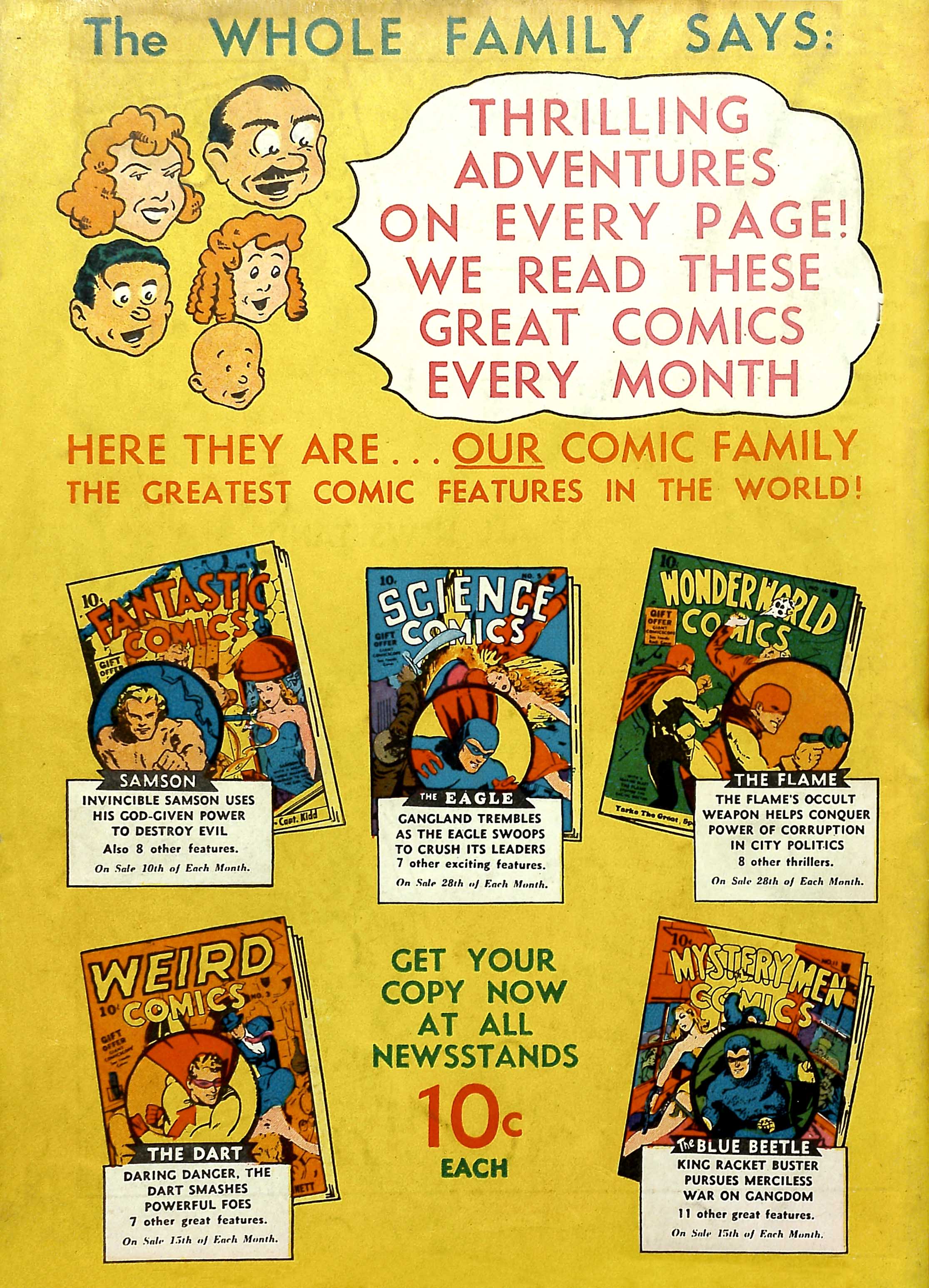 Read online Fantastic Comics comic -  Issue #11 - 69