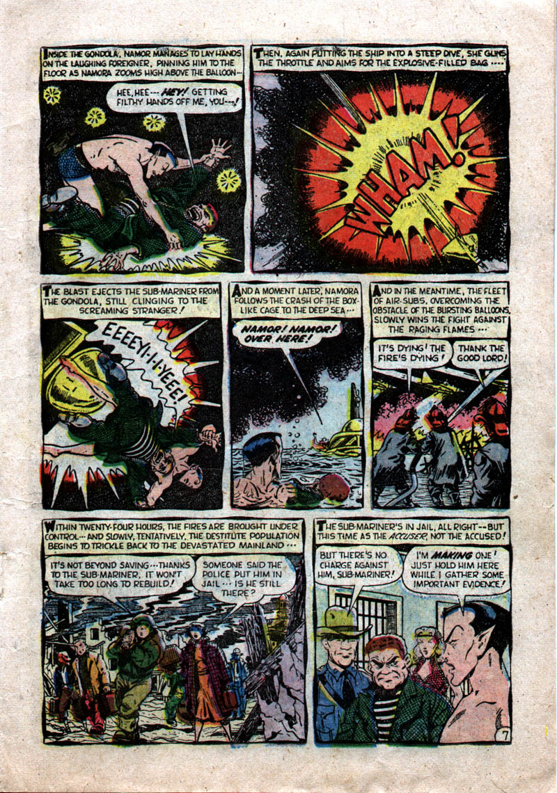 Read online Sub-Mariner Comics comic -  Issue #37 - 9
