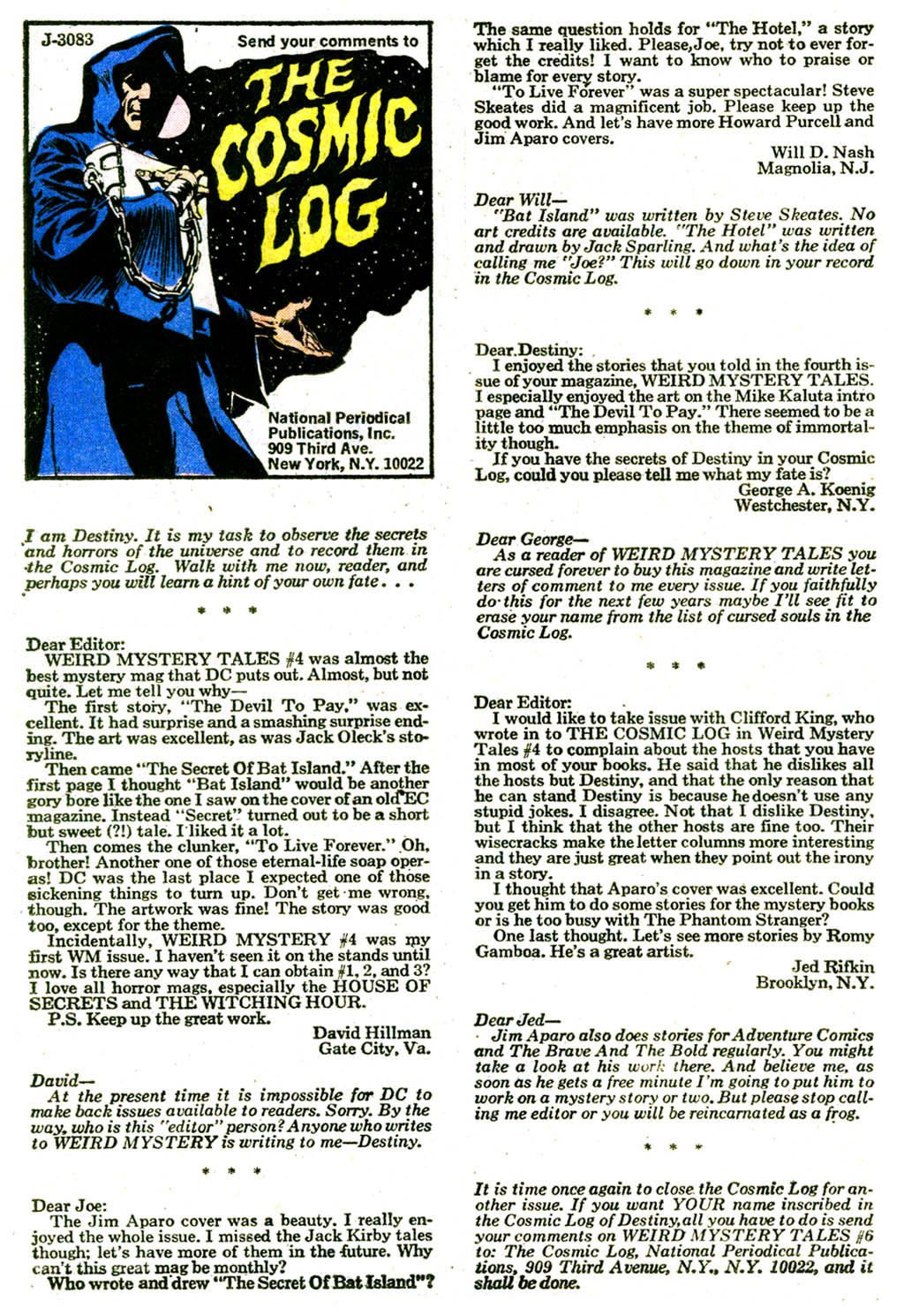 Read online Weird Mystery Tales comic -  Issue #6 - 22